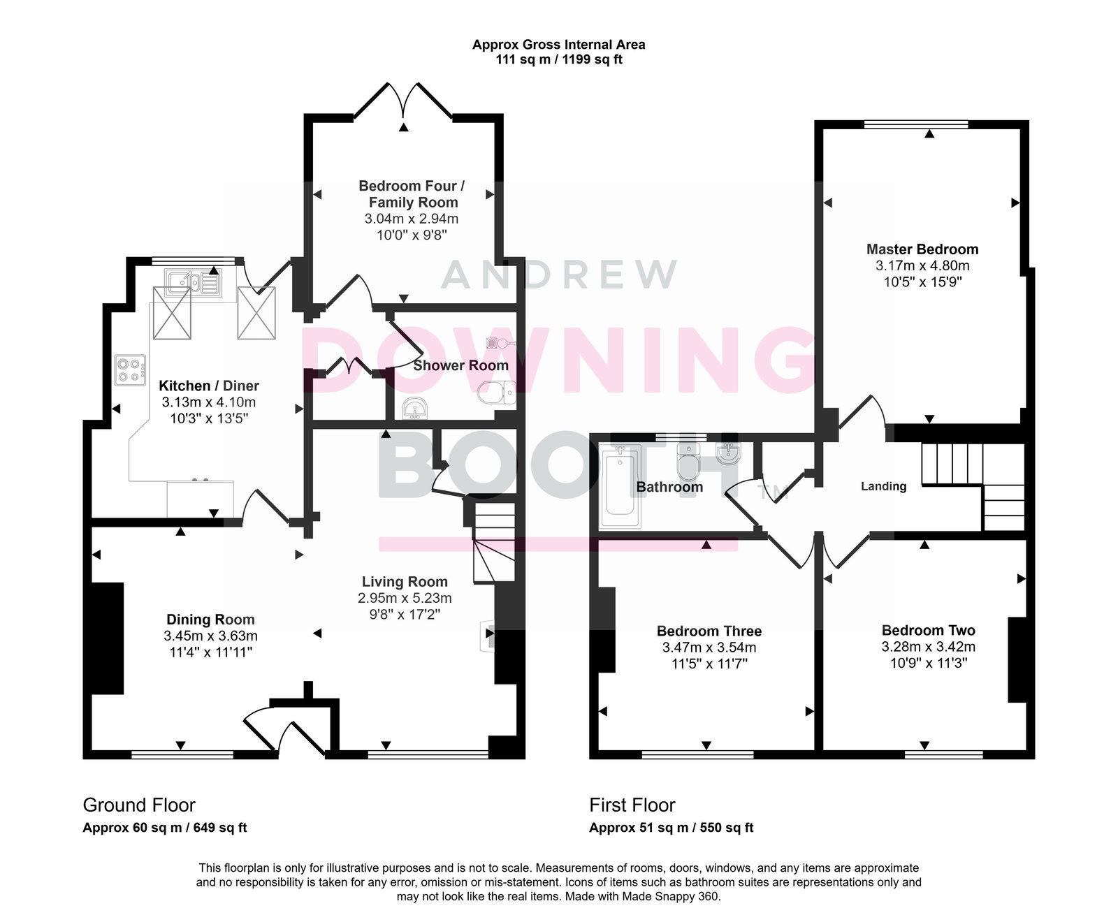9-11 The Green, The Green, Rugeley floorplan