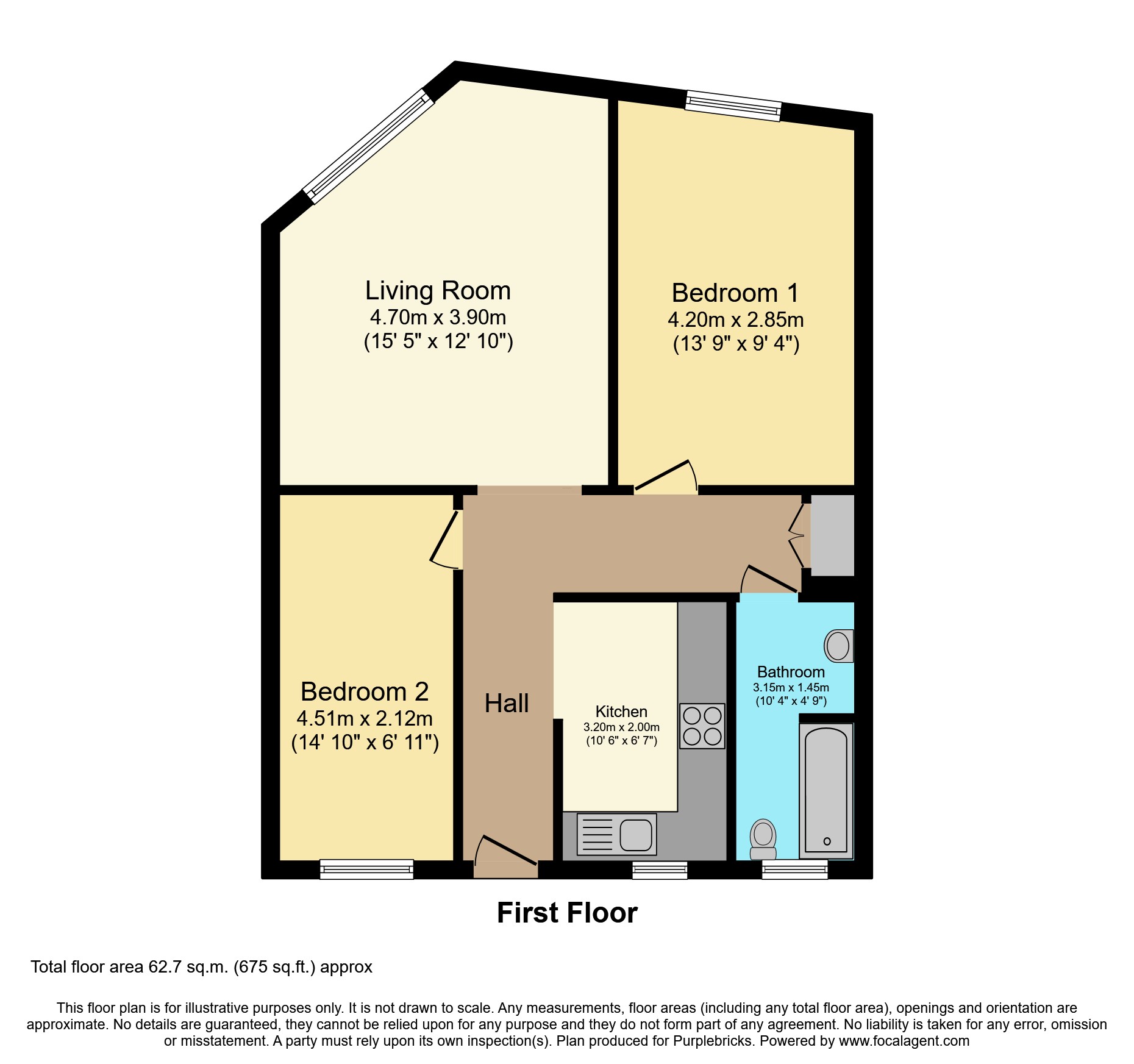 5a Petersen Court, Lower Road, Loughton floorplan