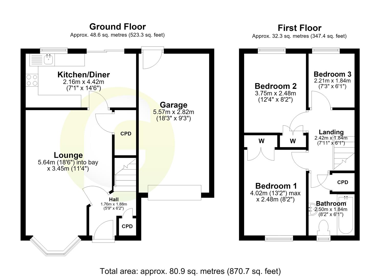 10, Hillheads Court, Whitley Bay floorplan