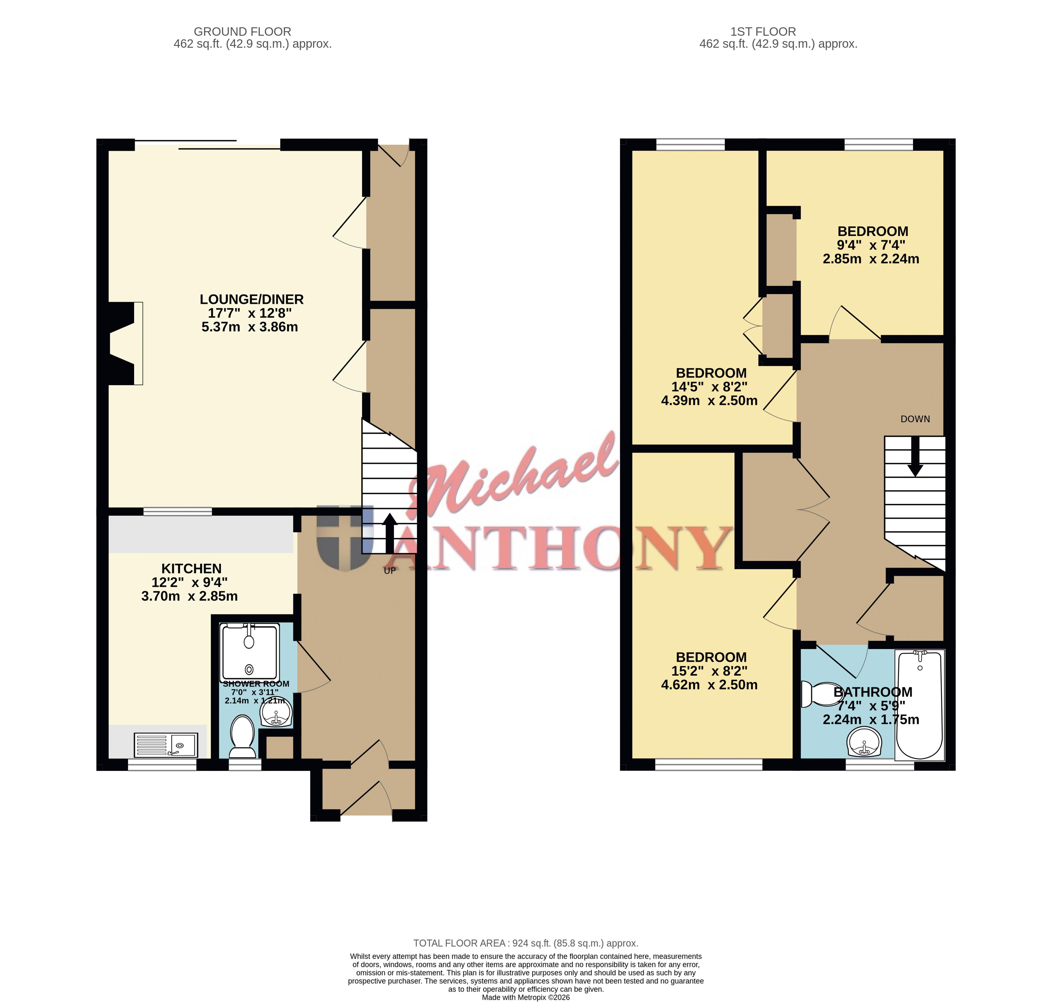 85, Napier Street, Milton Keynes floorplan