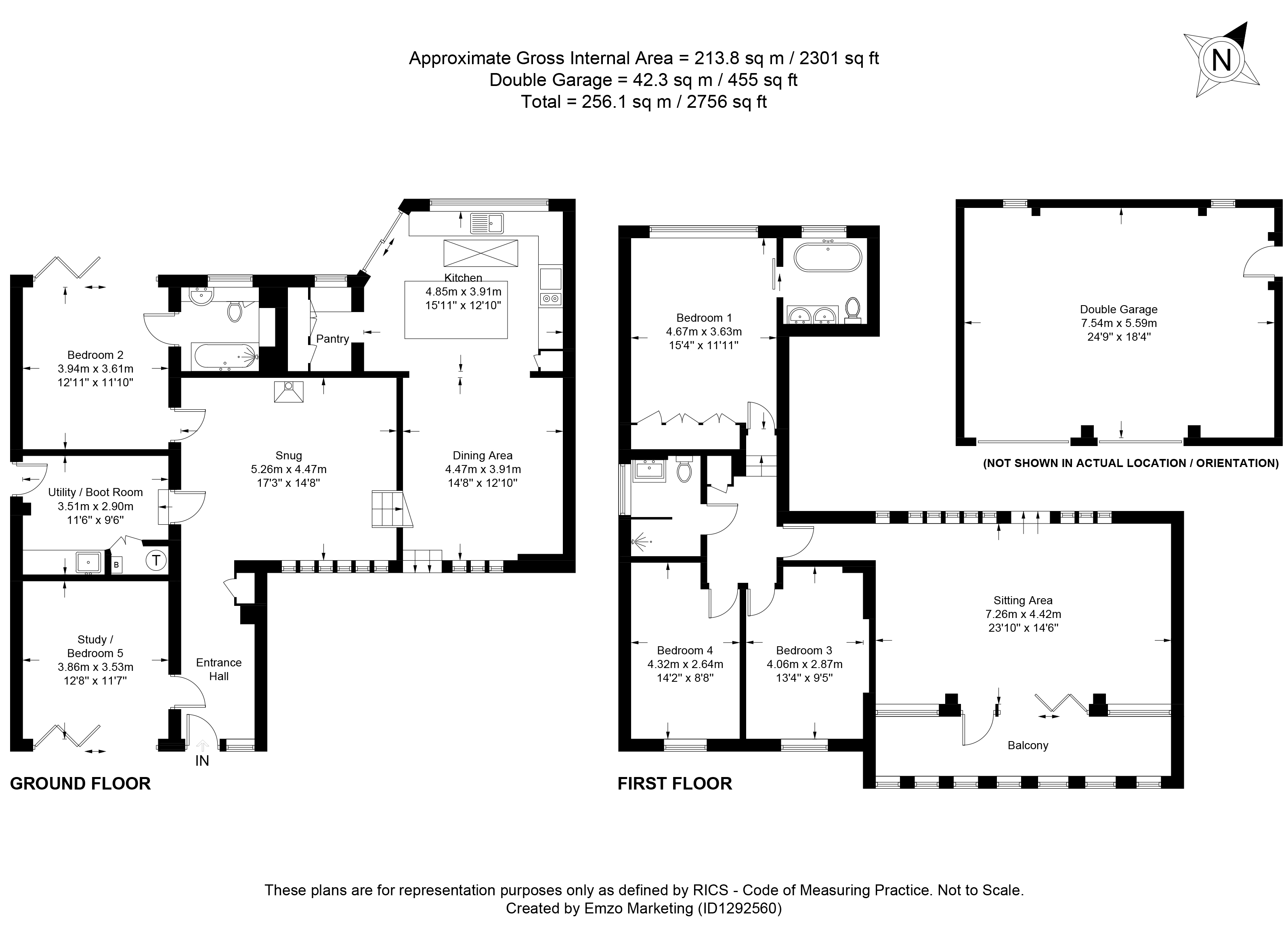 Zoopla Mark Two, Martyr Worthy Road, Abbots Worthy floorplan