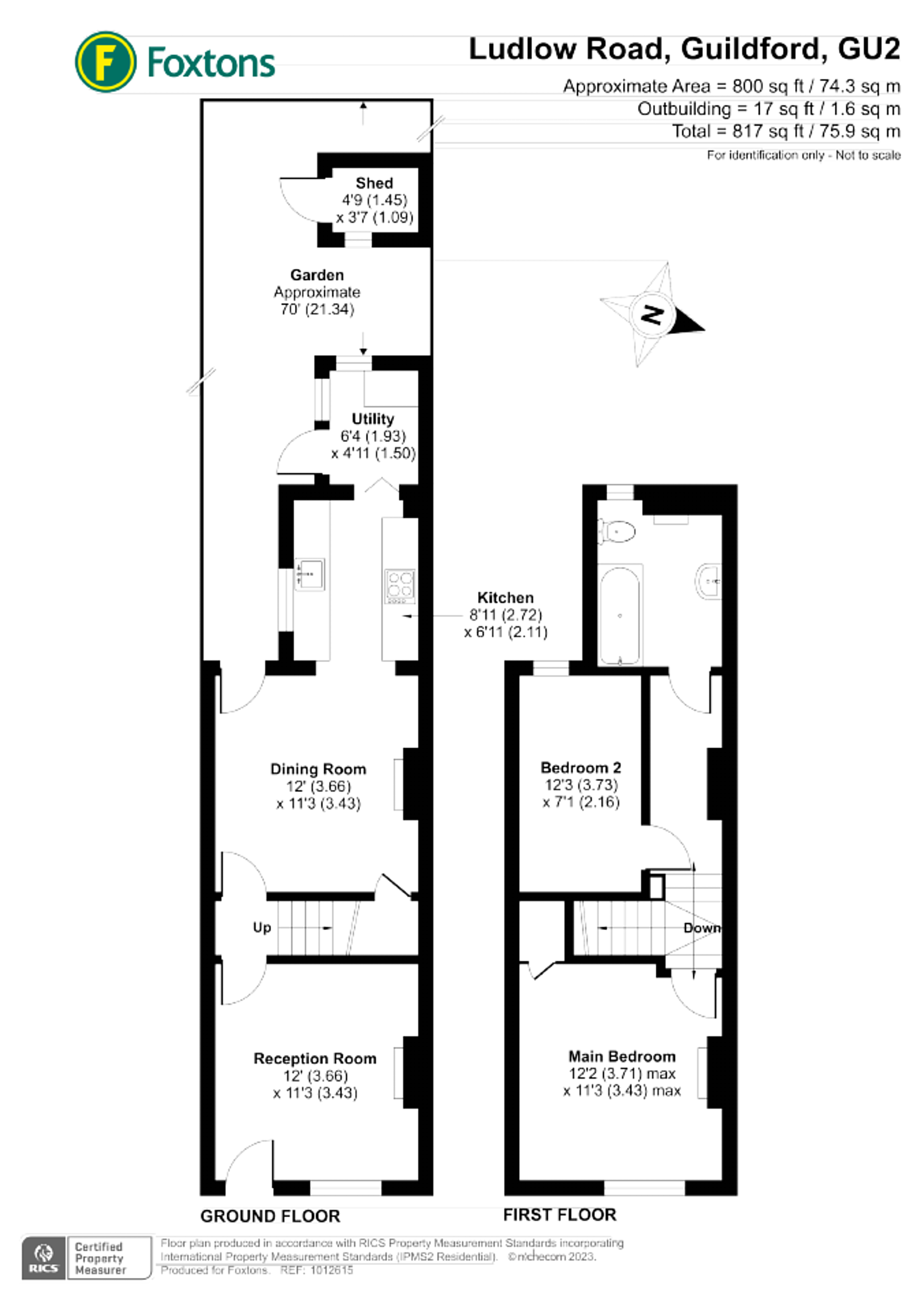 Ludlow Road, Guildford floorplan
