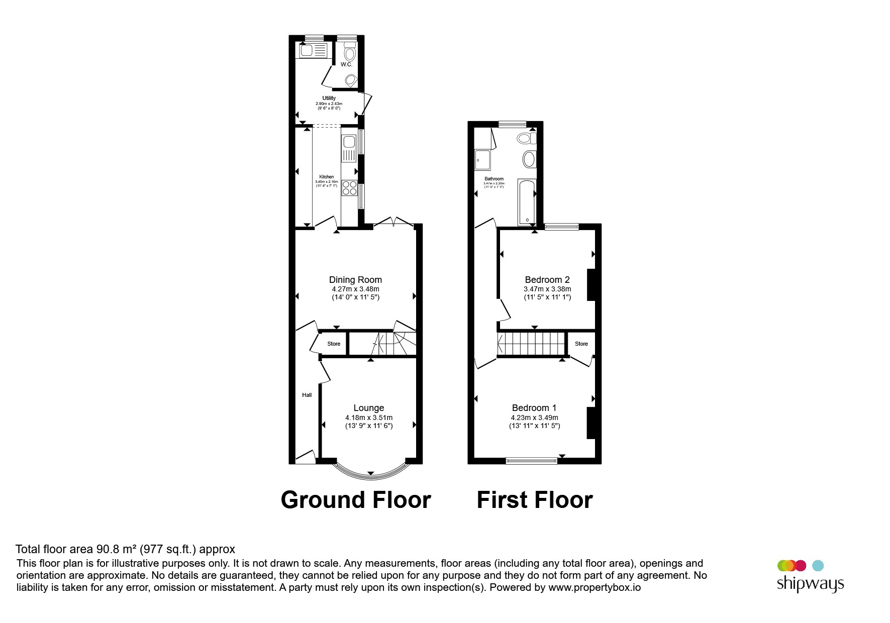 264, Lawford Road, Rugby floorplan