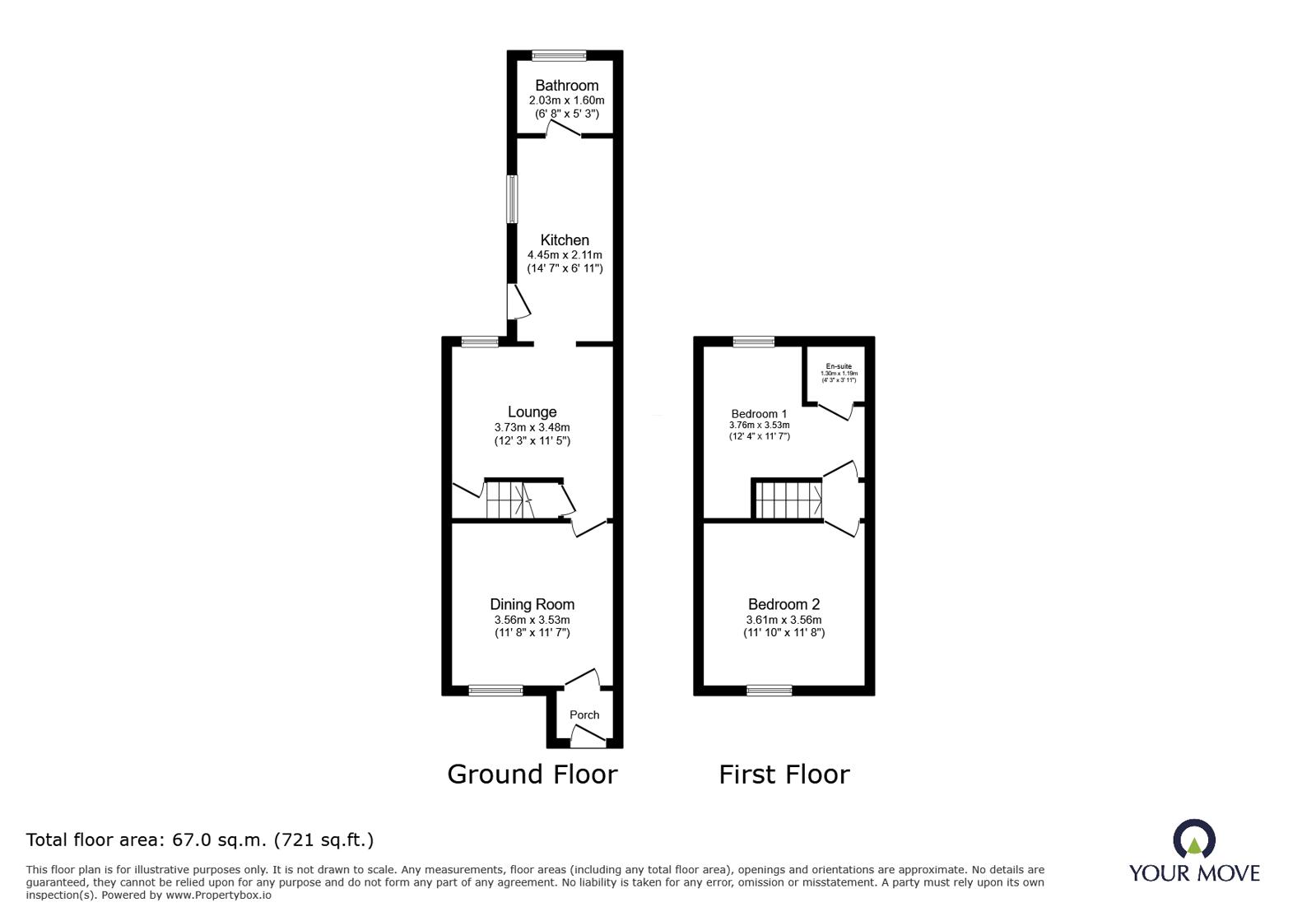 10, Lorne Street. Burslem, Staffordshire floorplan
