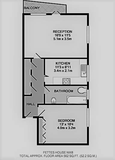 1 Bedrooms Flat to rent in Cochrane Court, London NW8