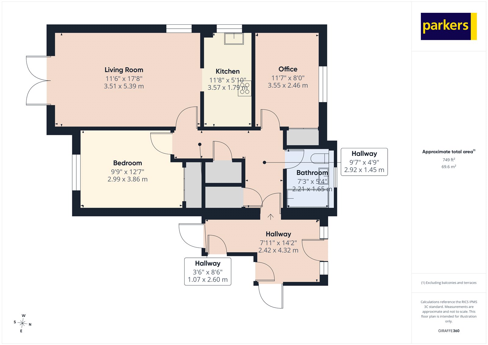 21 Lockside Court,, Mallard Way, Reading floorplan