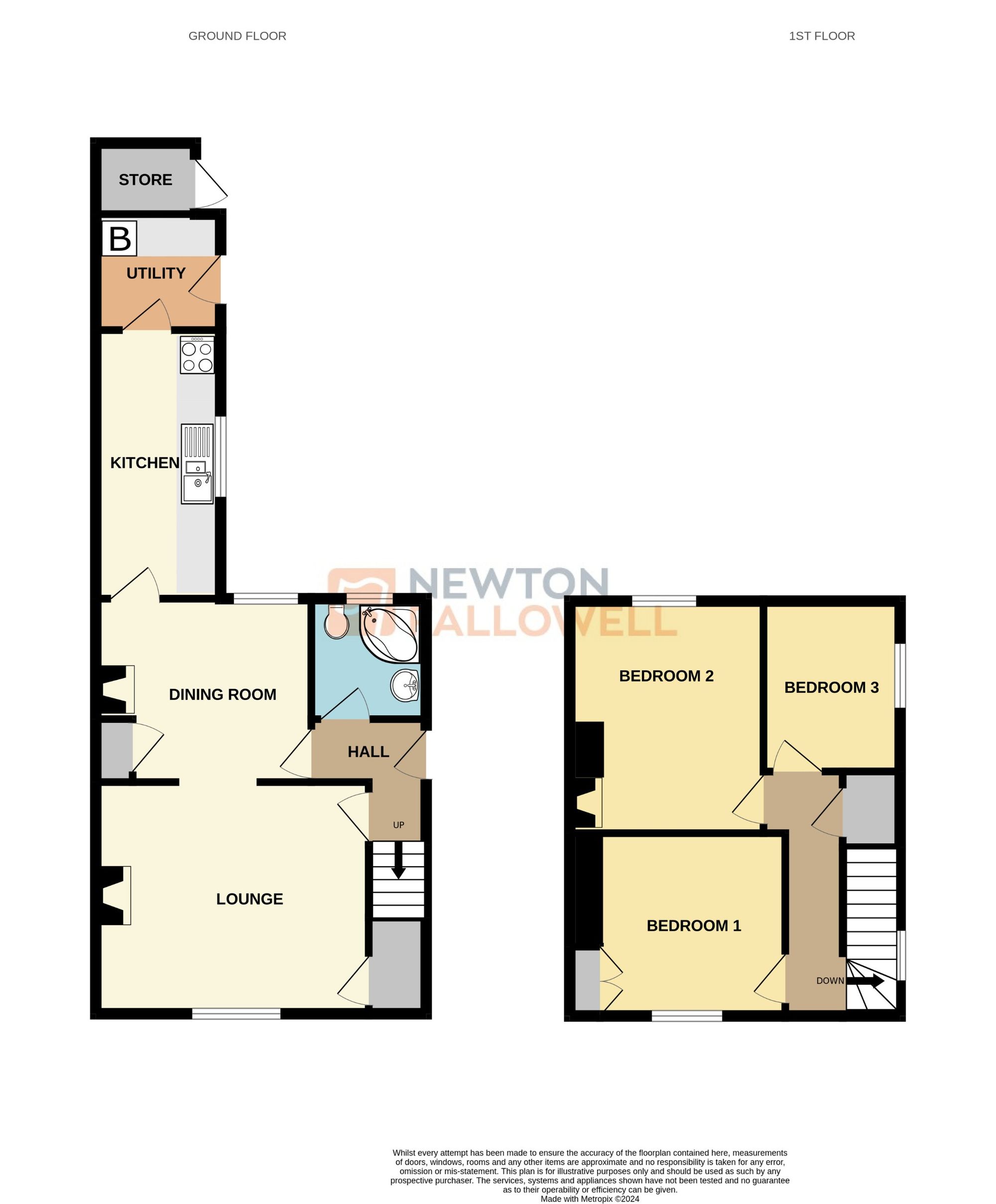 1 Hall Farm Cottage, Lincoln floorplan