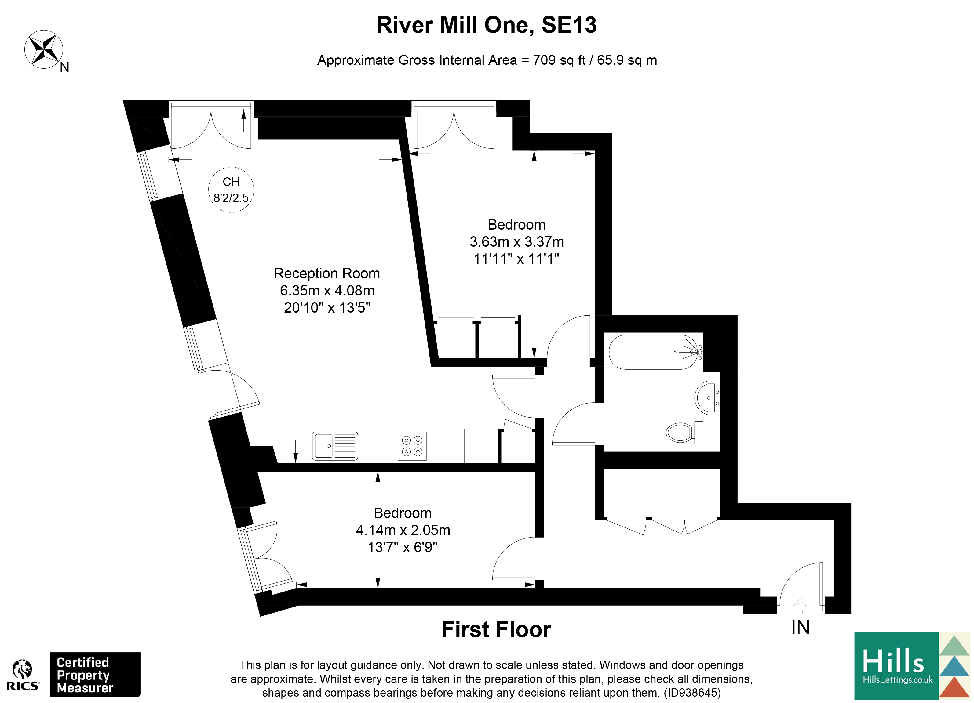Station Road, London SE13, 2 bedroom flat to rent 64006979