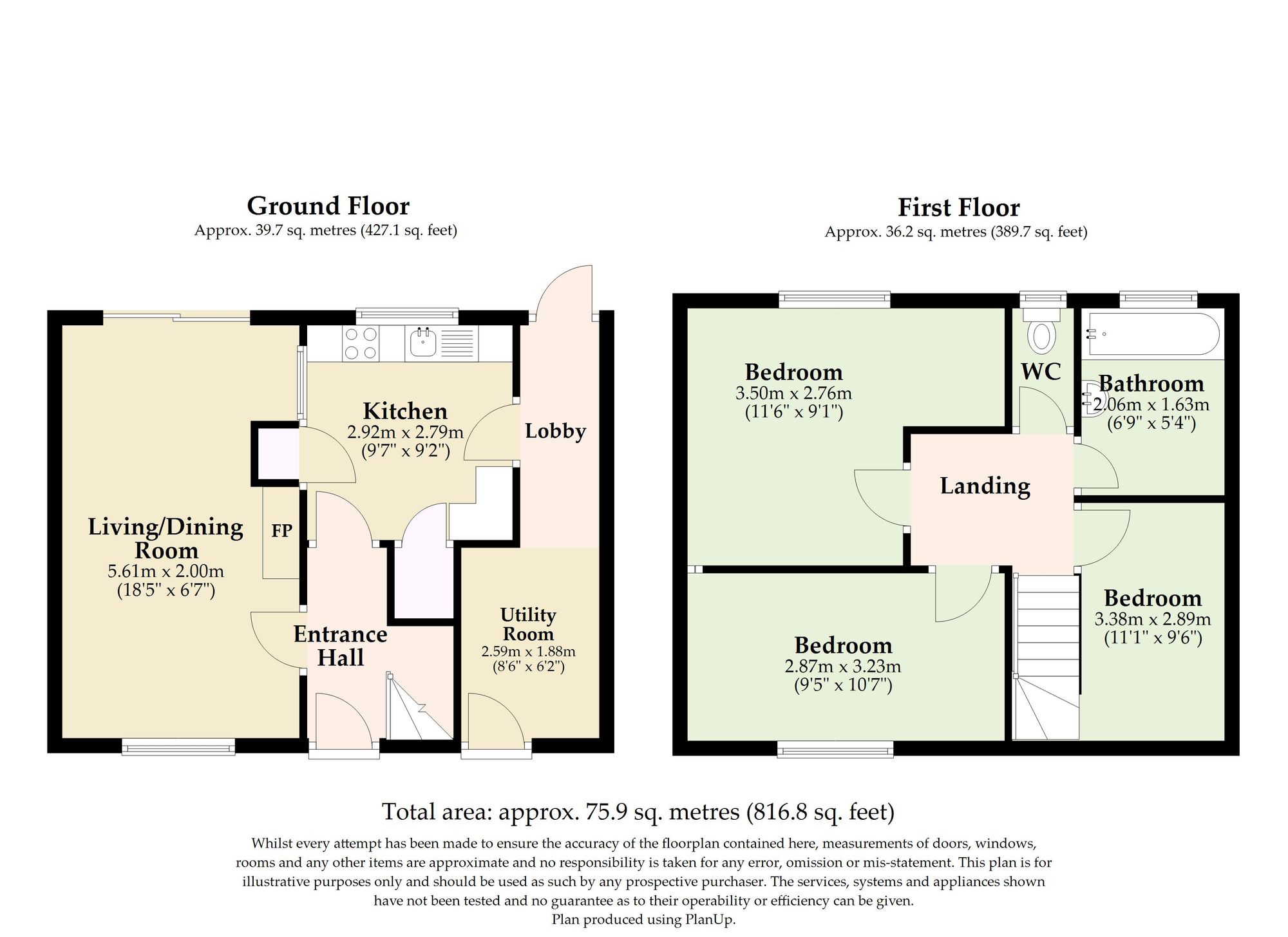2 Forge Grove, Beccles floorplan