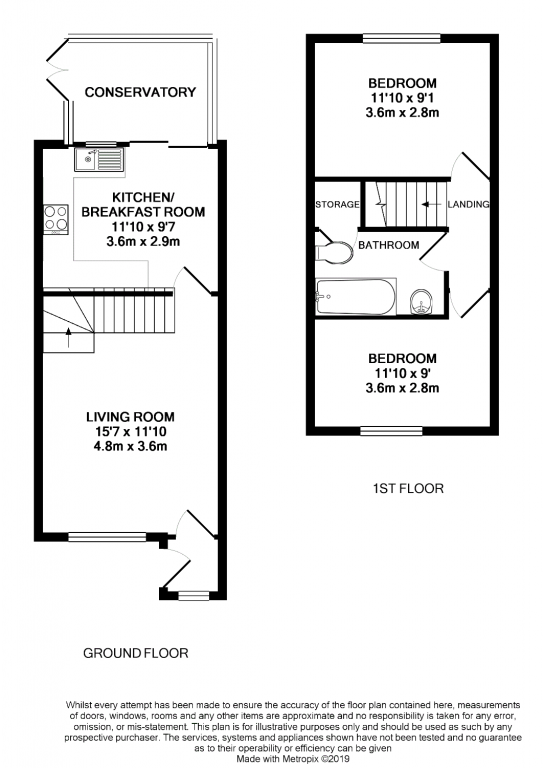 2 Bedrooms End terrace house for sale in George Gardens, Aldershot GU11