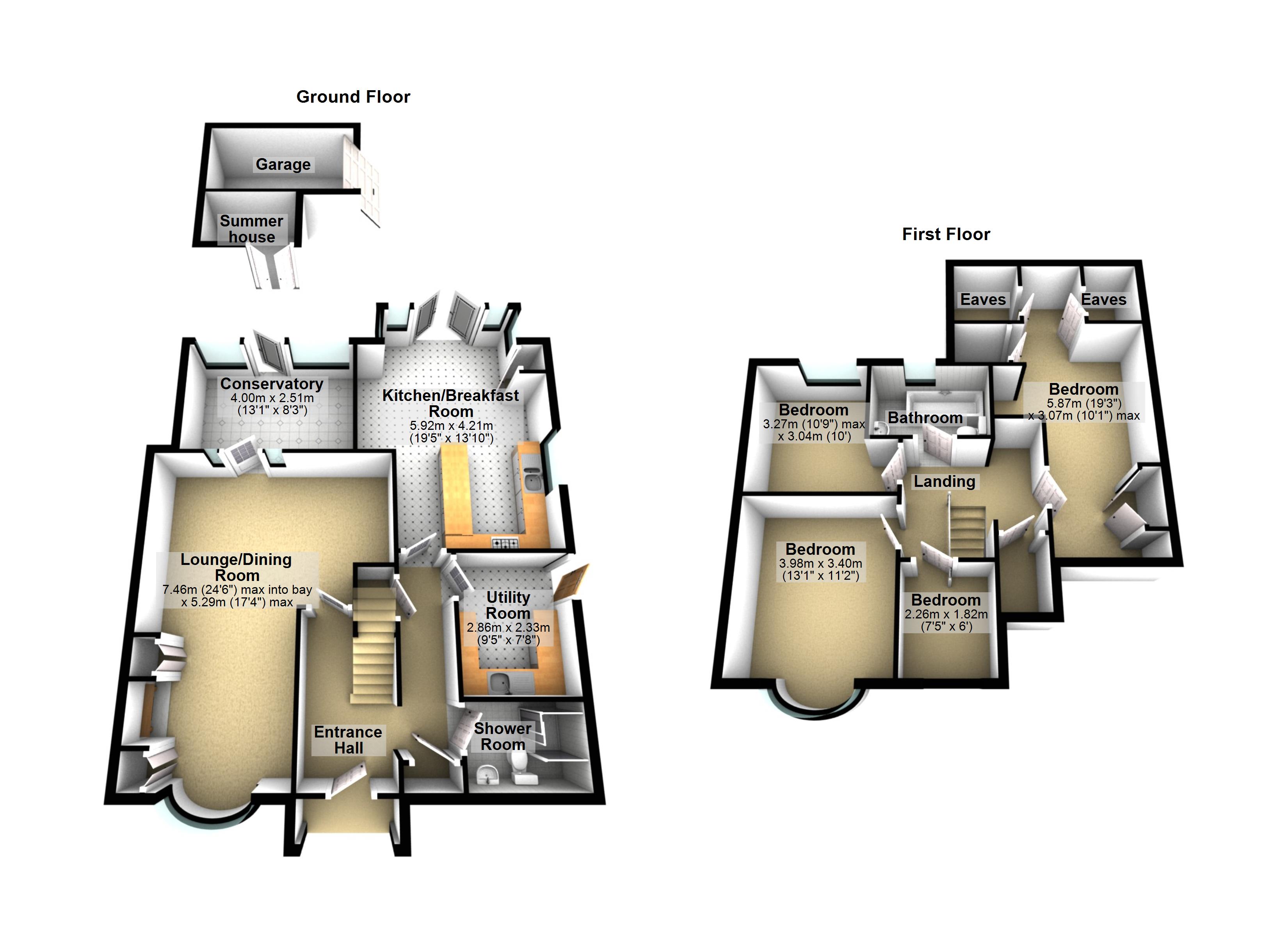 123, Clapgate Lane, Suffolk floorplan