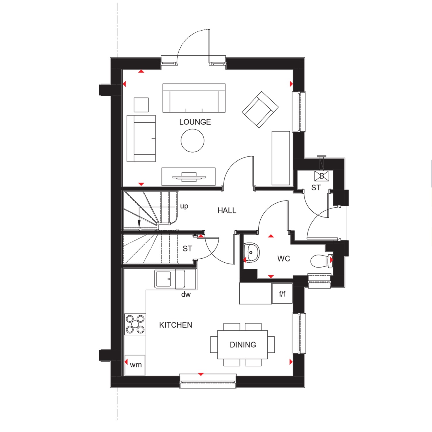 H8020161, Mains Loan, Dundee floorplan