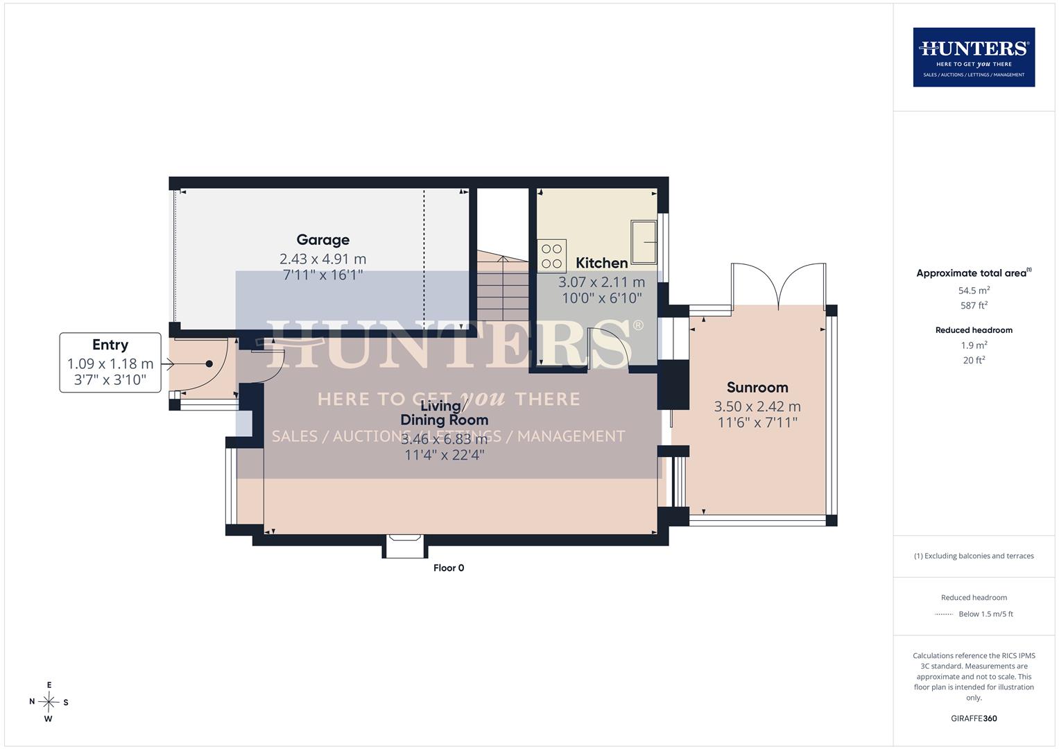 20, Bowlynn Close, Sunderland floorplan