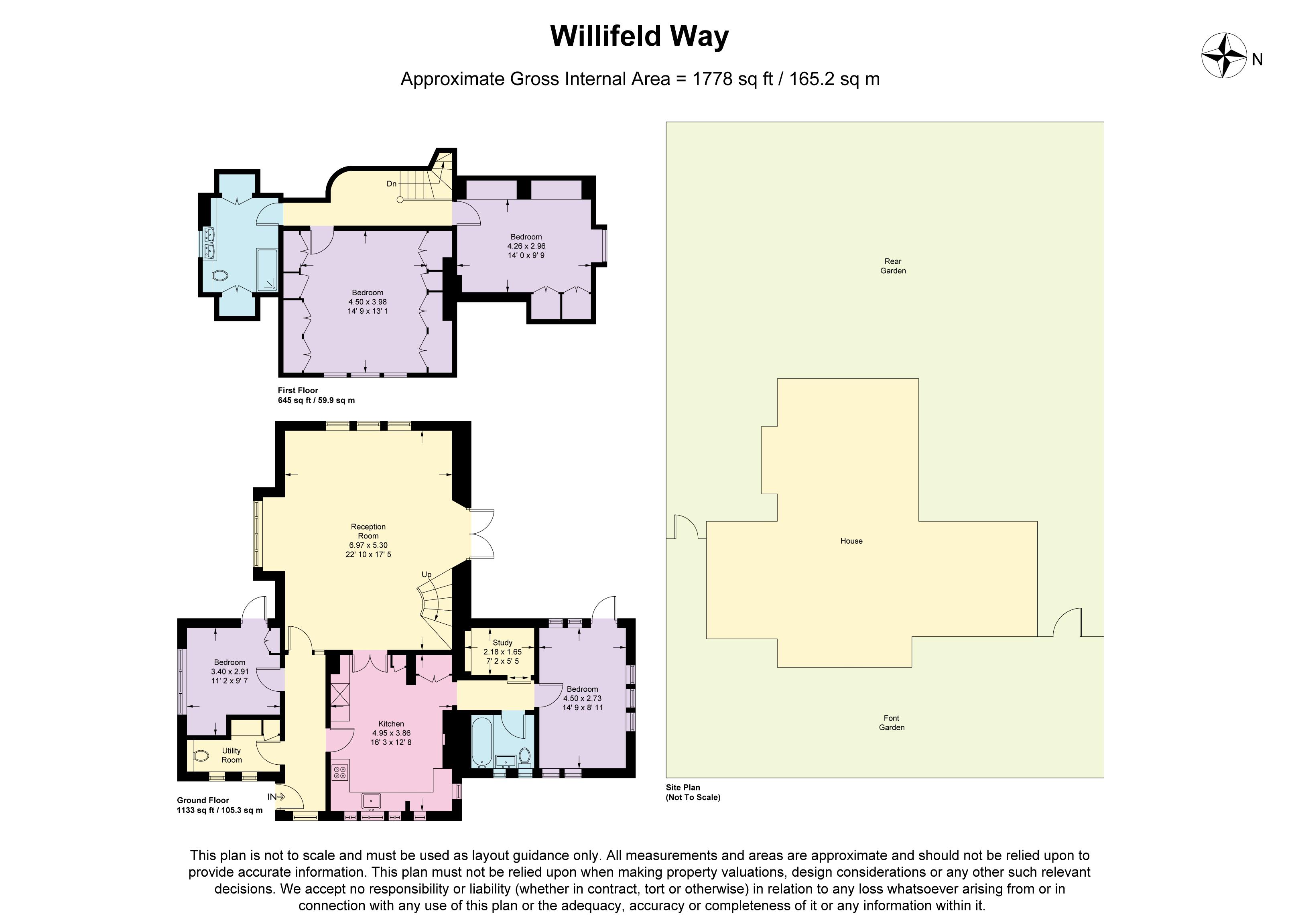 Willifield Way, Hampstead Garden Suburb NW11, 3 bedroom detached house