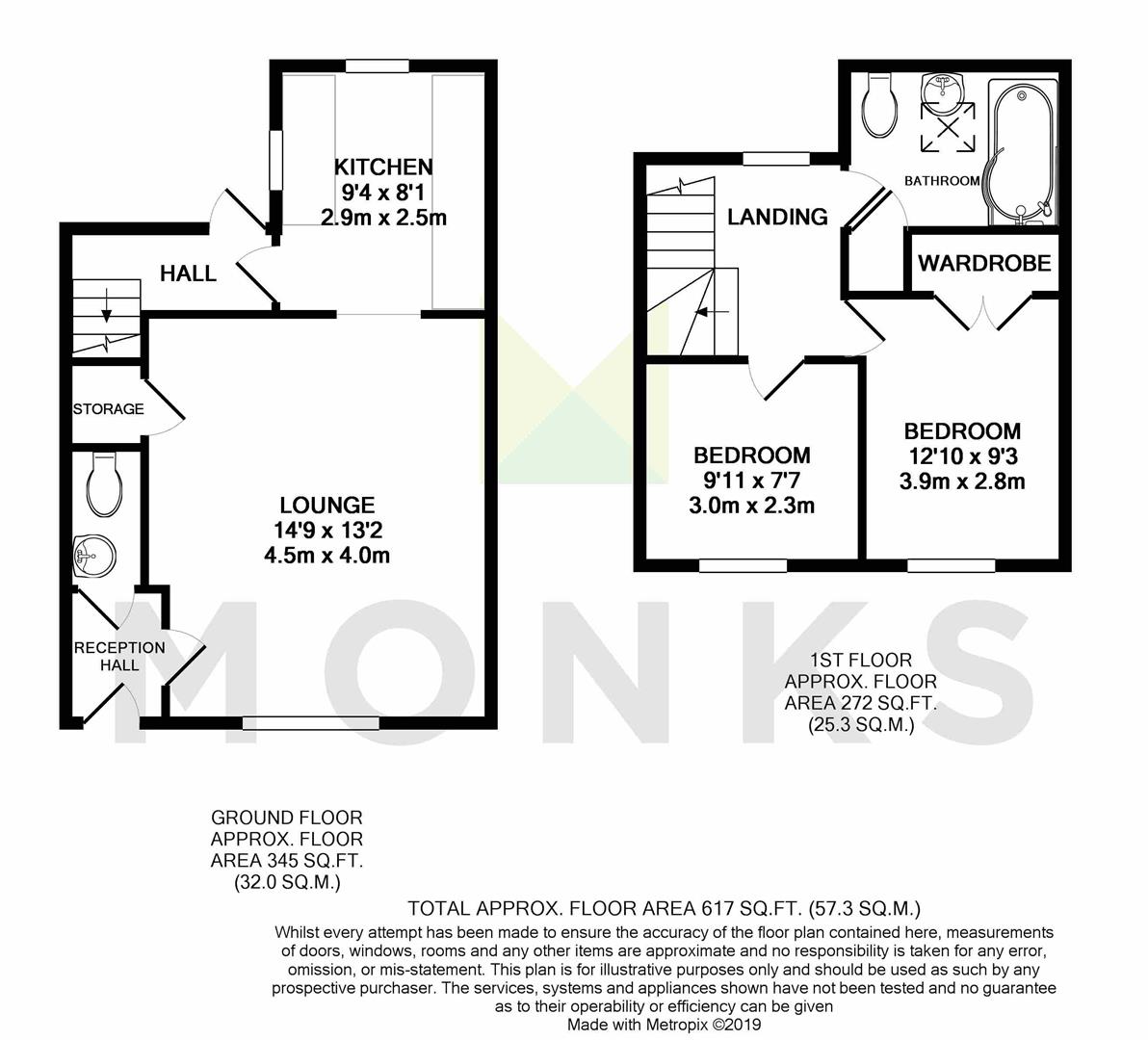 2 Bedrooms Terraced house for sale in Llewellyn Place, Shrewsbury SY3