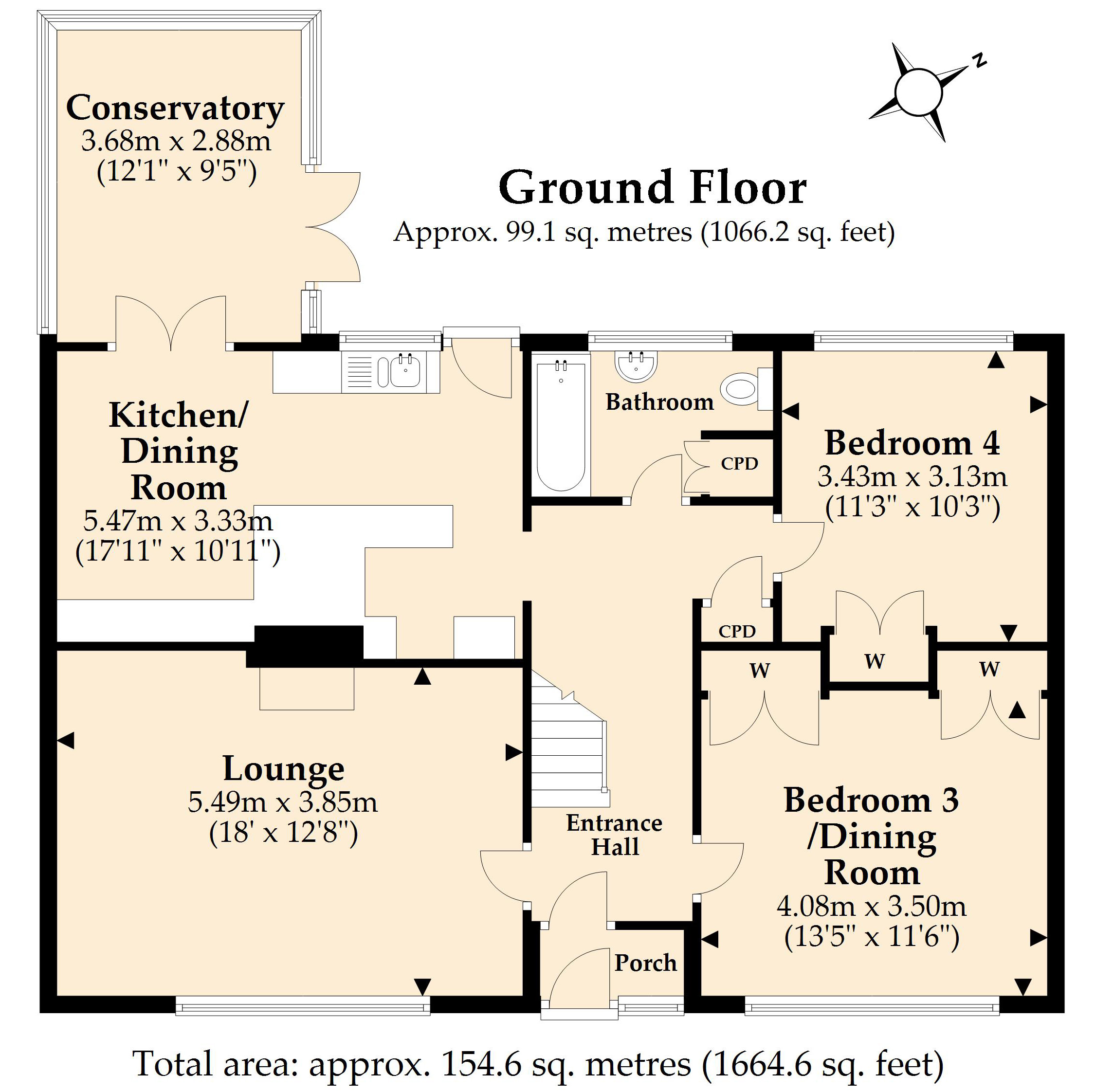 Oakhurst Road, West Moors, Ferndown, Dorset BH22, 4 bedroom detached