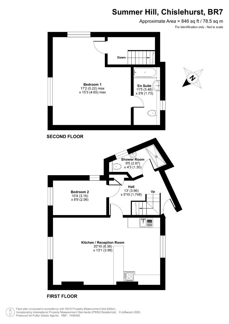 Flat 3, Bank House, Summer Hill, Chislehurst floorplan