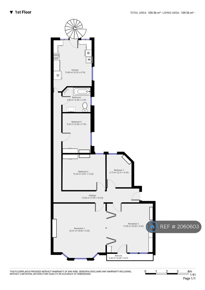 3 bed flat to rent in Clapham Mansions, London SW4 67164777 Zoopla
