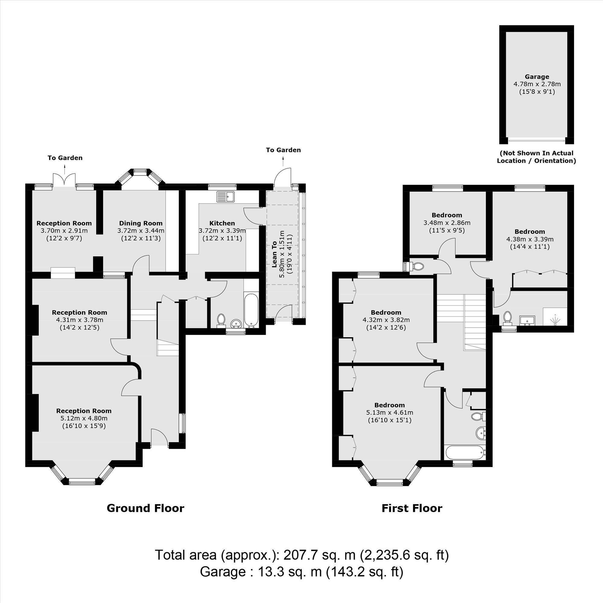31, Swan Road, Feltham floorplan