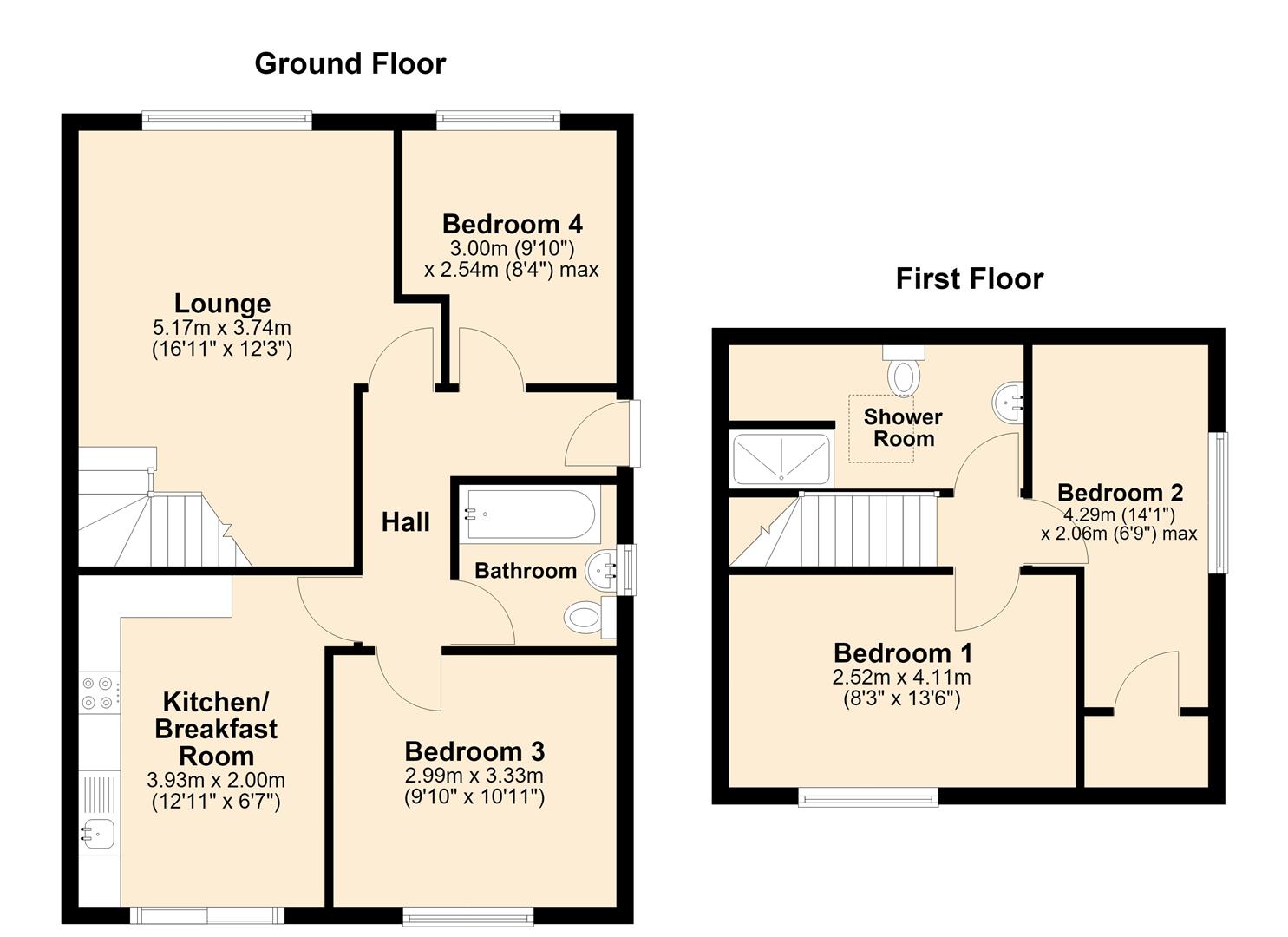 10, Kelsey Drive, Keyingham Hull floorplan