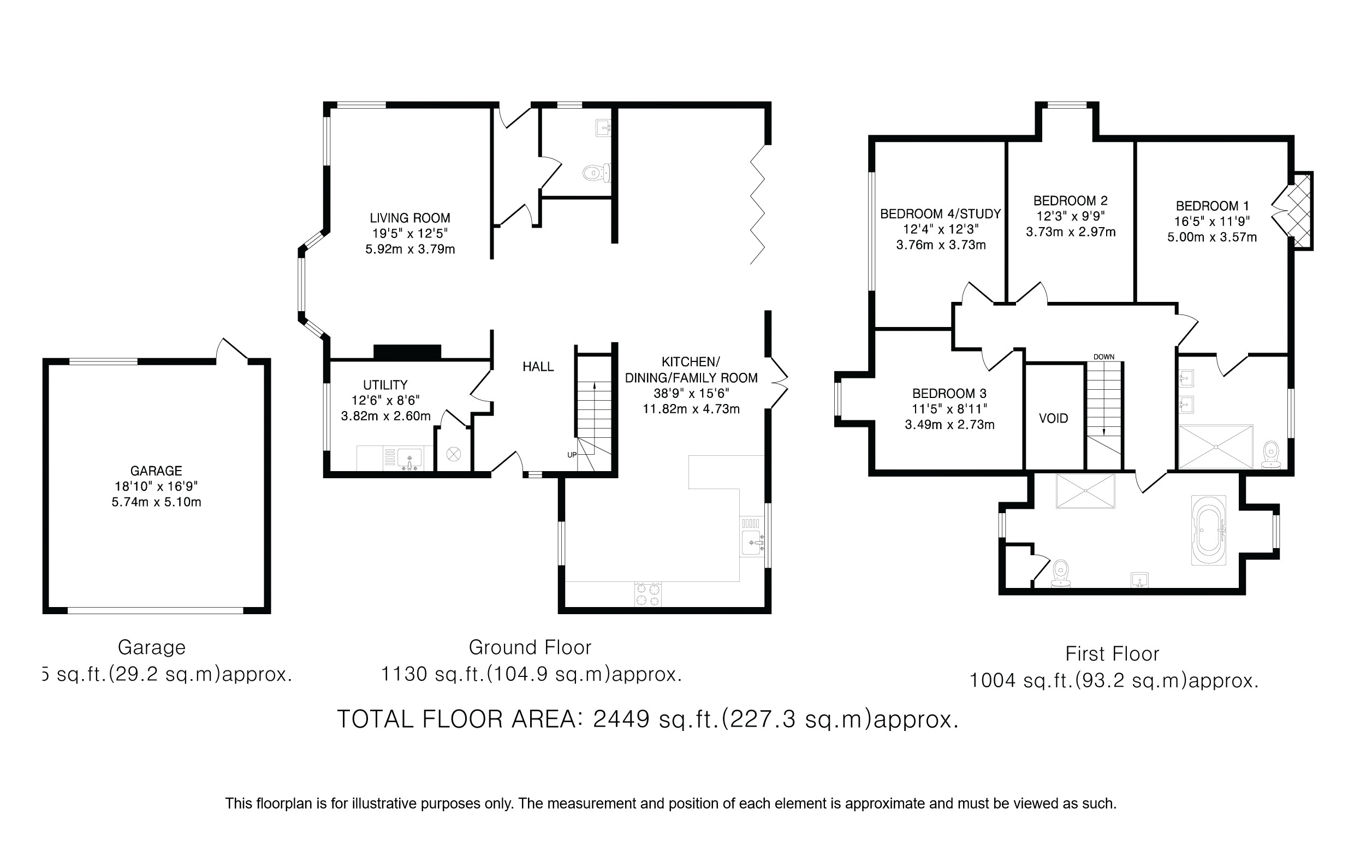 7, Holywell Close, Dunstable floorplan