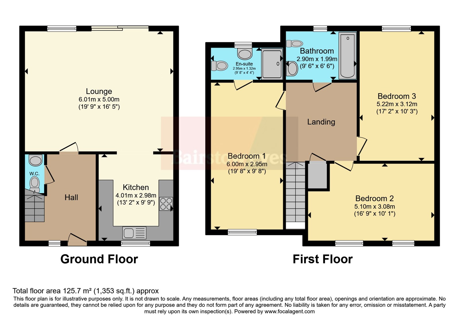 3, Belvedere Lane, Essex floorplan