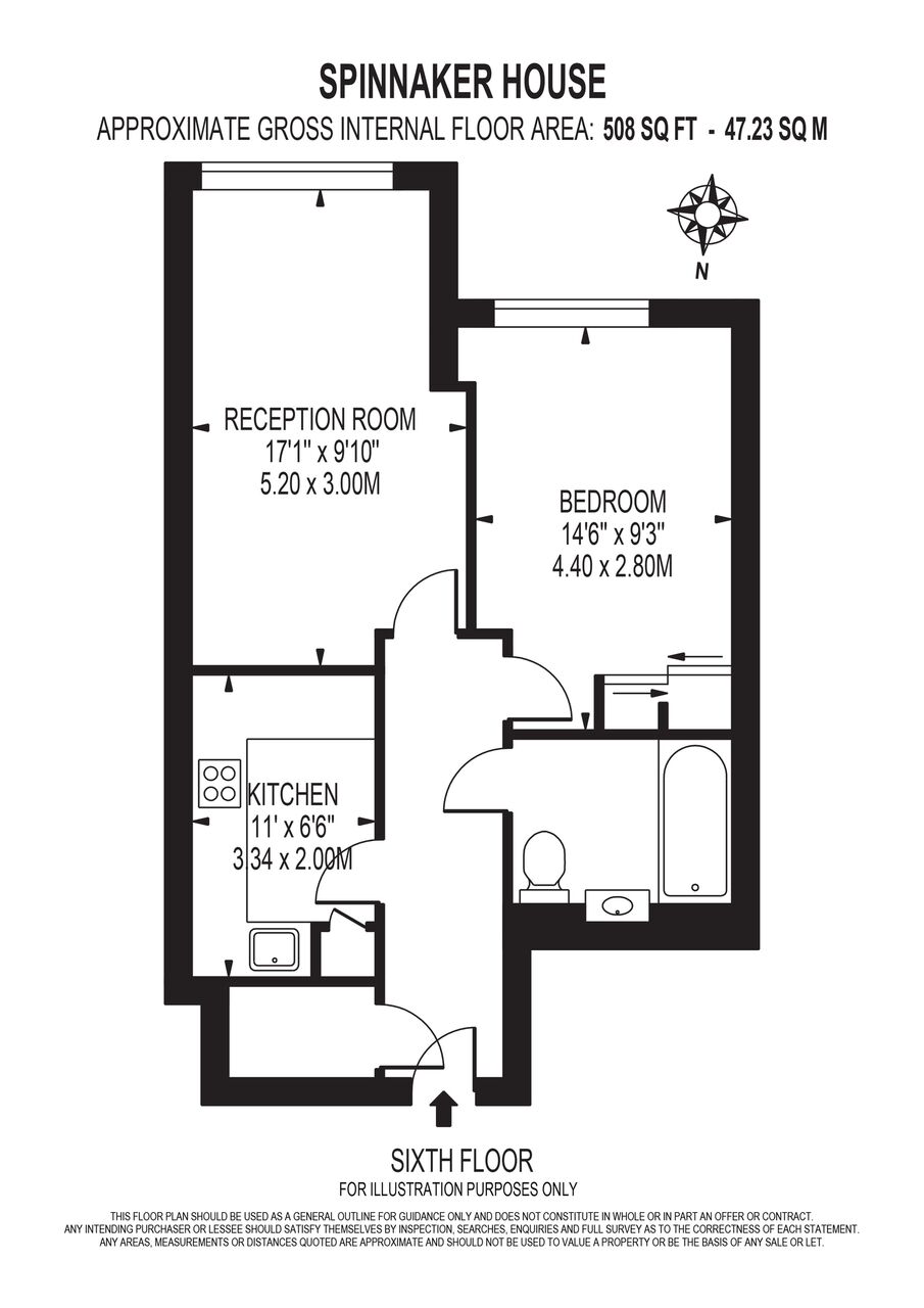 1 Bedrooms Flat to rent in Spinnaker House, Battersea Reach, Wandsworth SW18