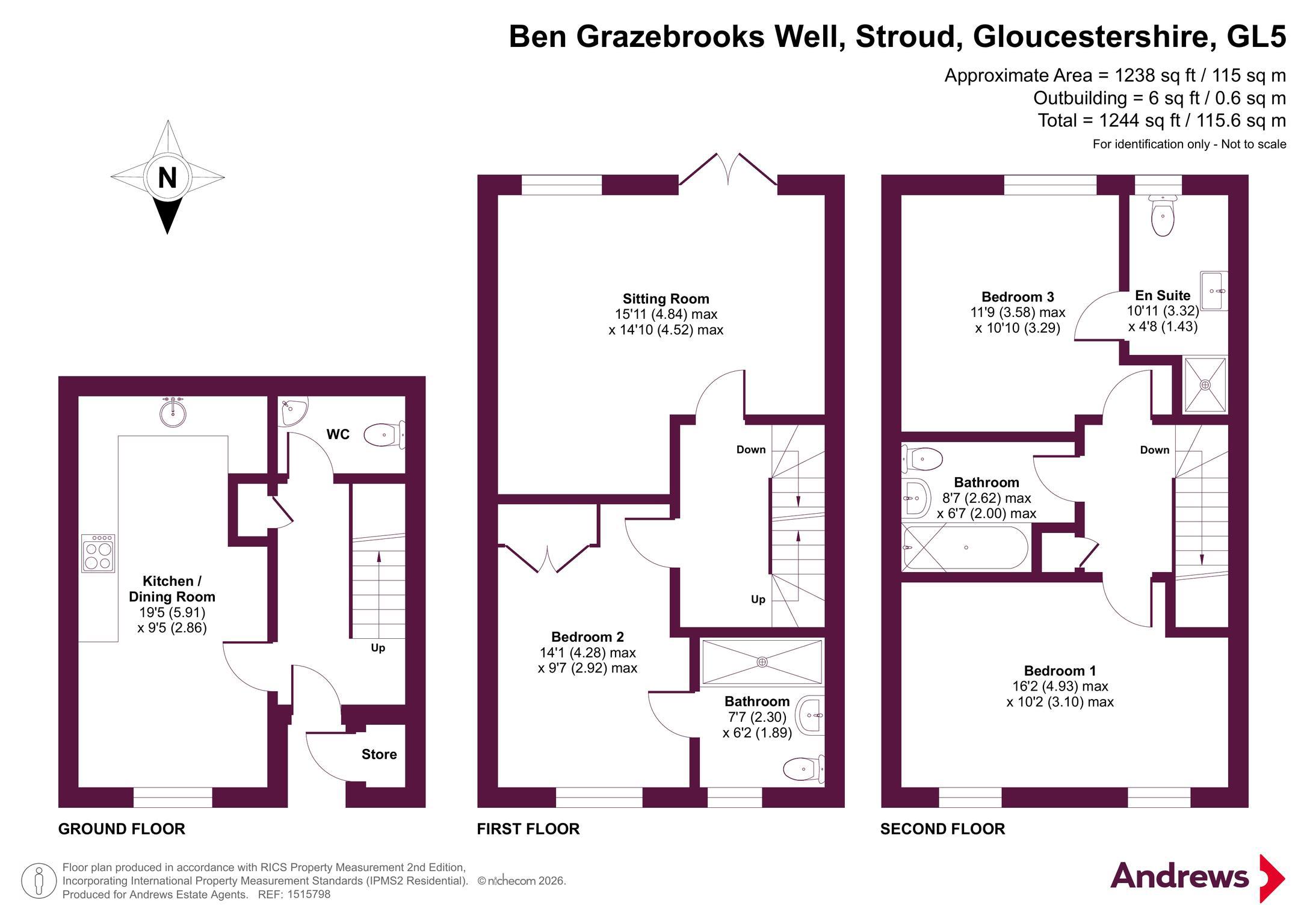 65, Ben Grazebrooks Well, Gloucestershire floorplan