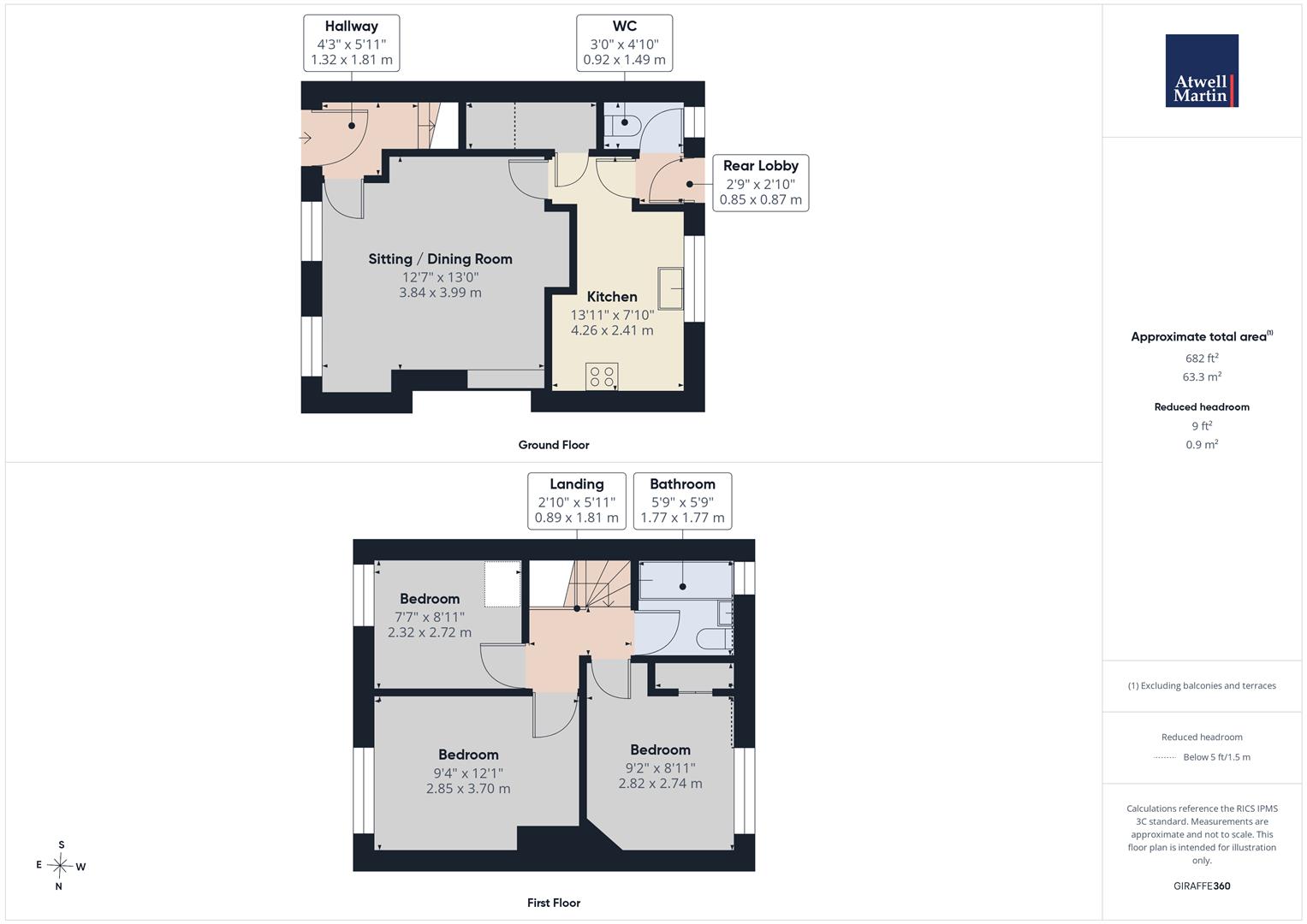 128, Woodlands Road, Chippenham floorplan