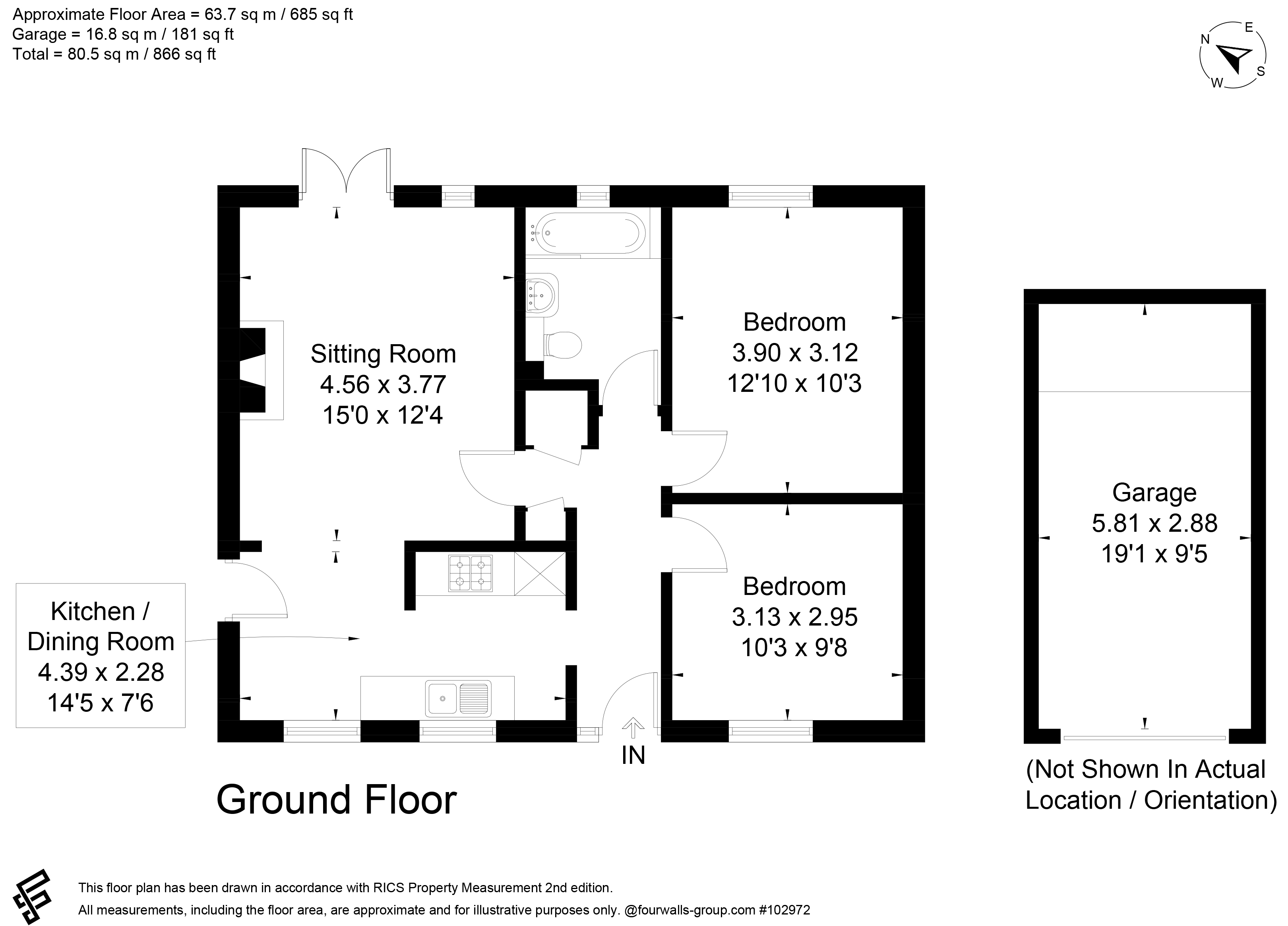 4, Mallard Close, Alresford floorplan