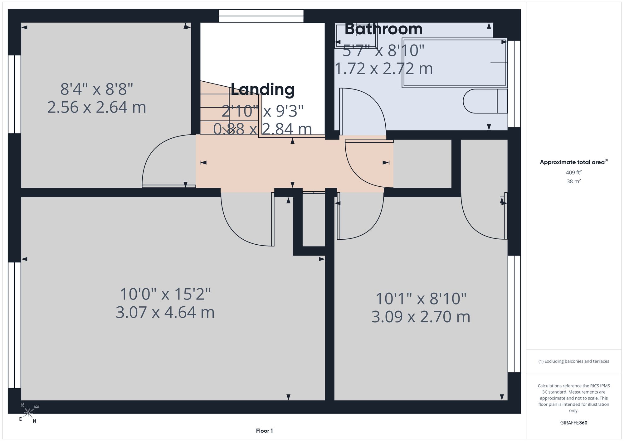 14 Hazlitt Croft, Cheltenham floorplan