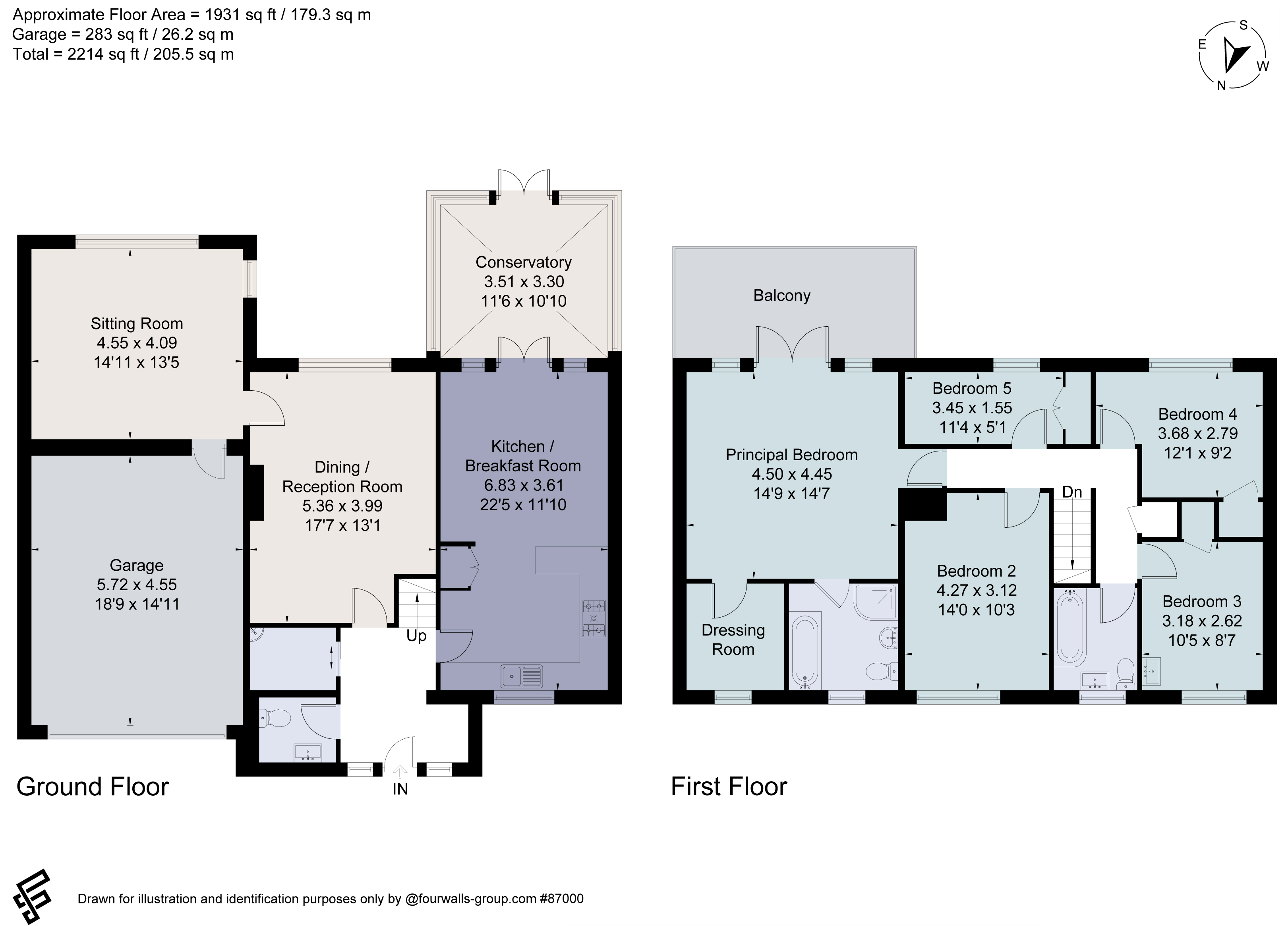 2, Beech Close, Godalming floorplan