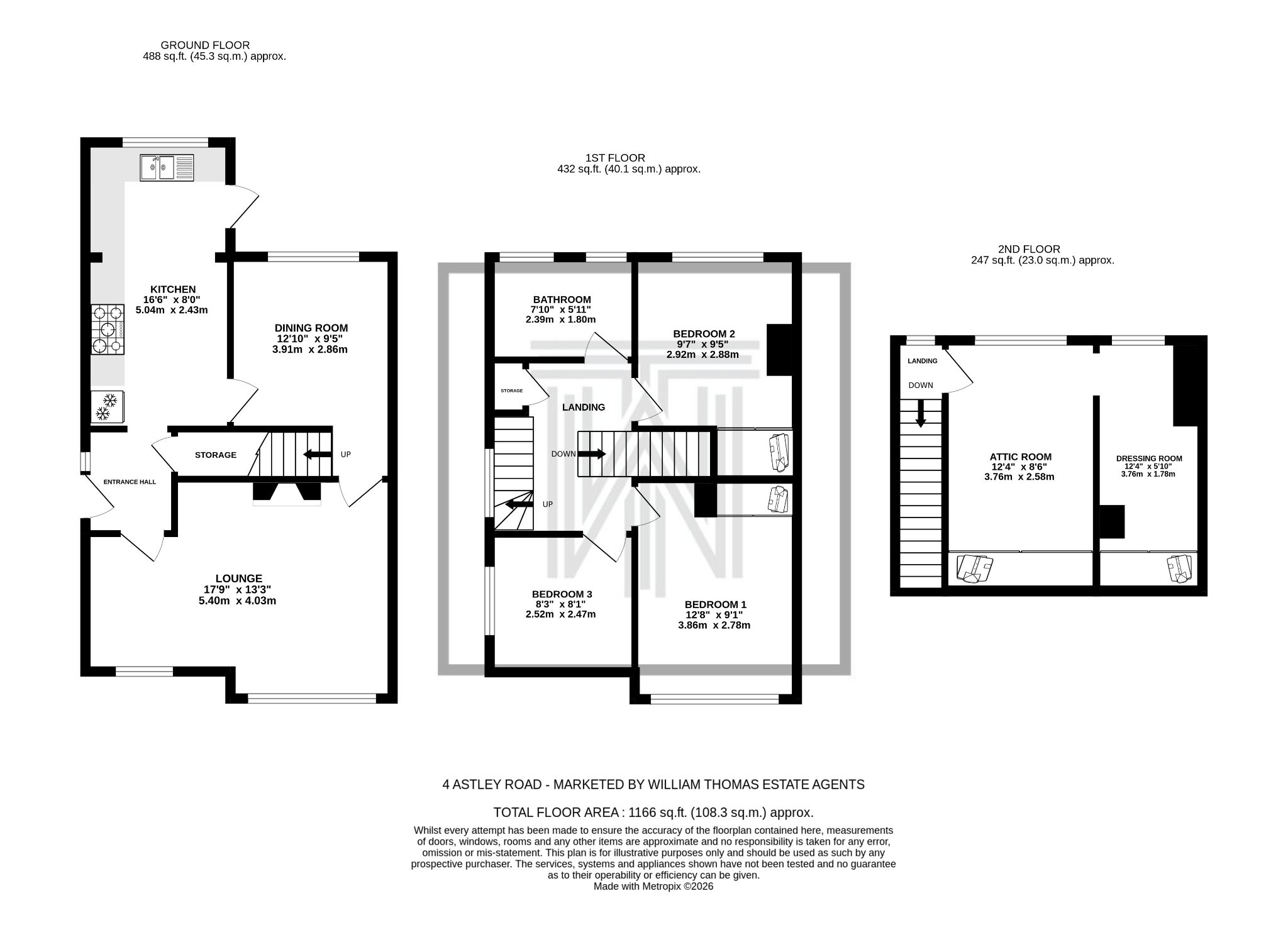 4 Astley Road, Bolton floorplan