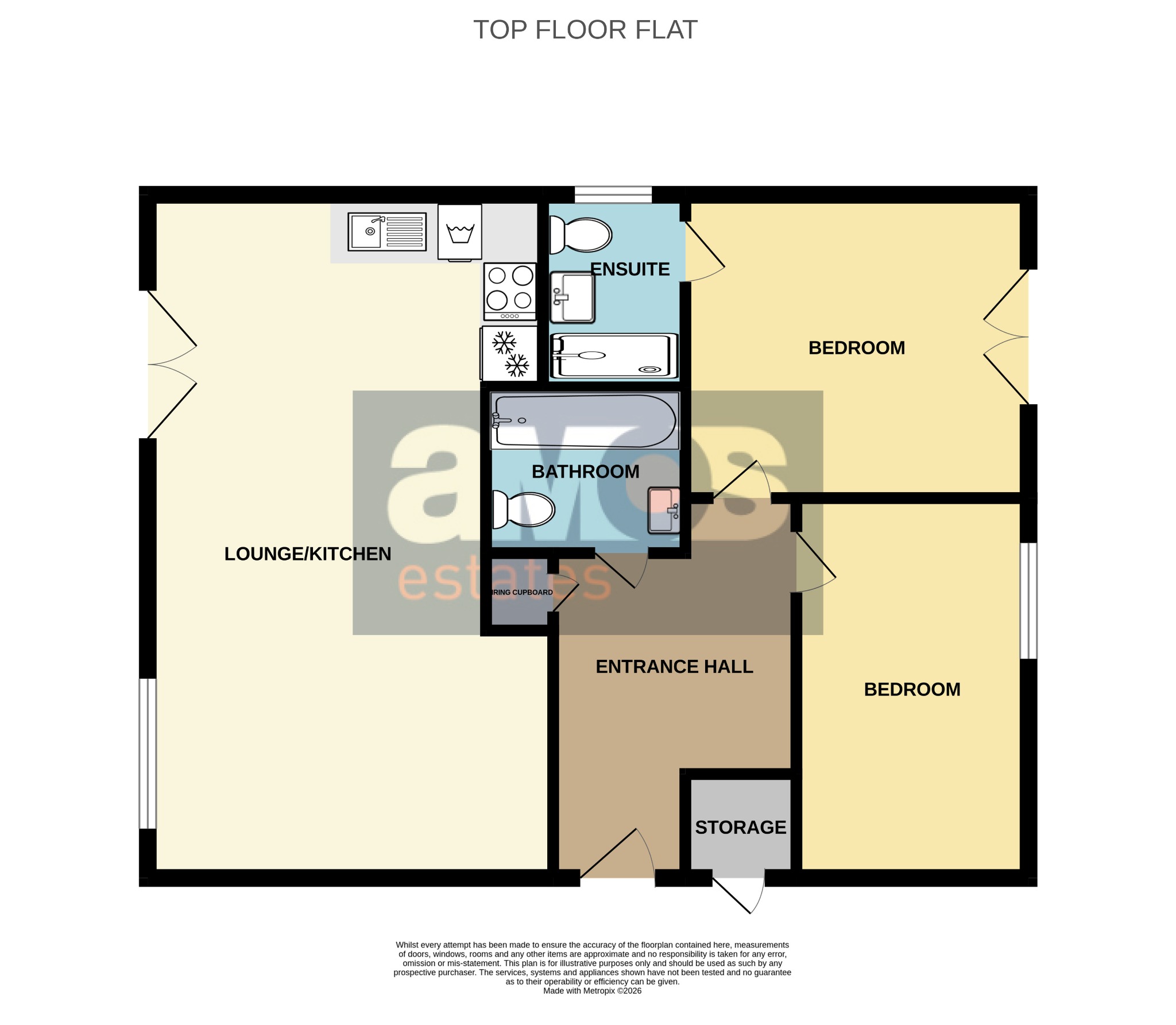 3 Priory Mews, 10 Priorywood Drive, Essex floorplan