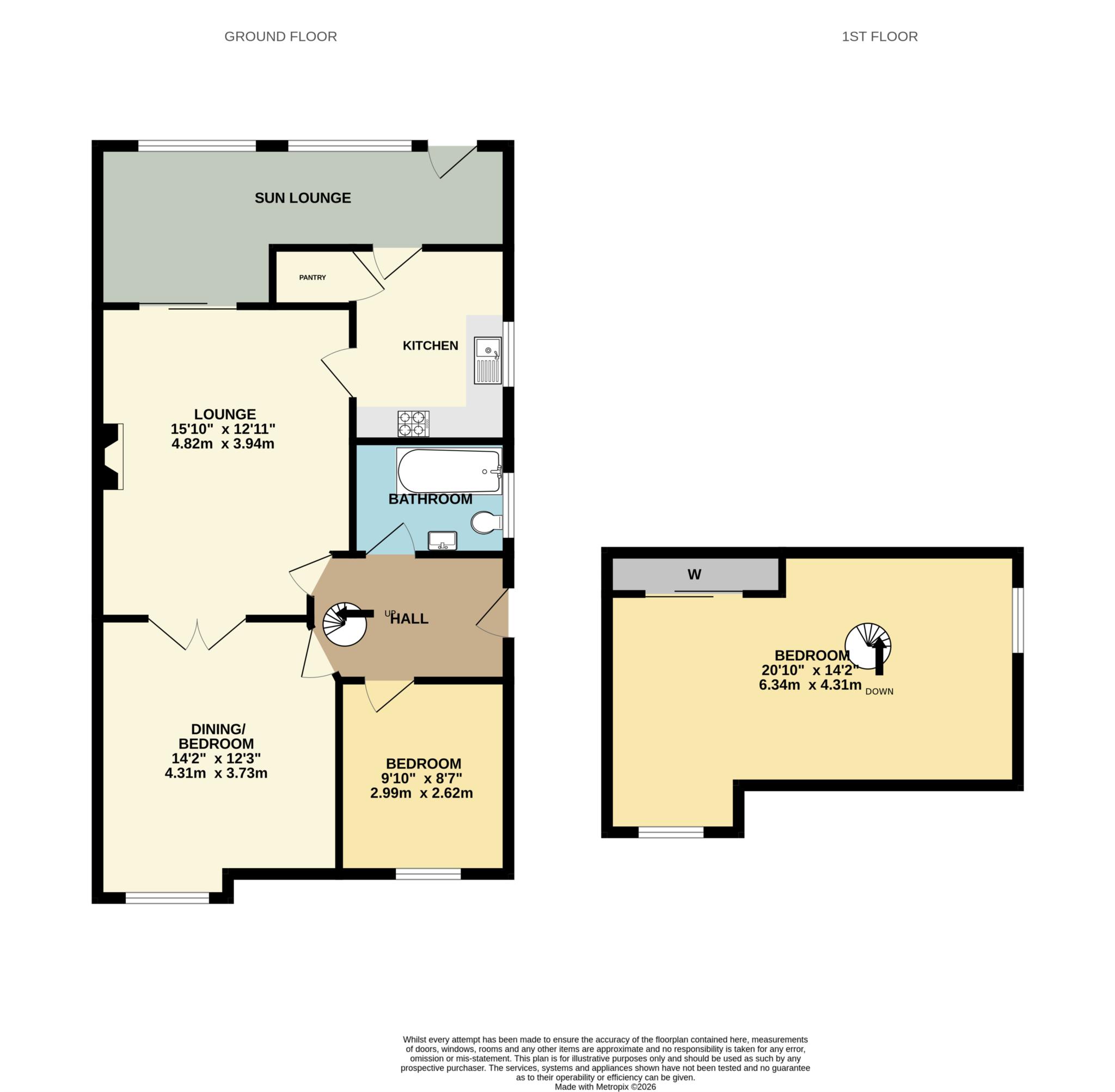 18, Domar Close, Liverpool floorplan