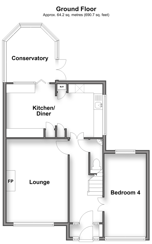St. John's Road, New Romney floorplan