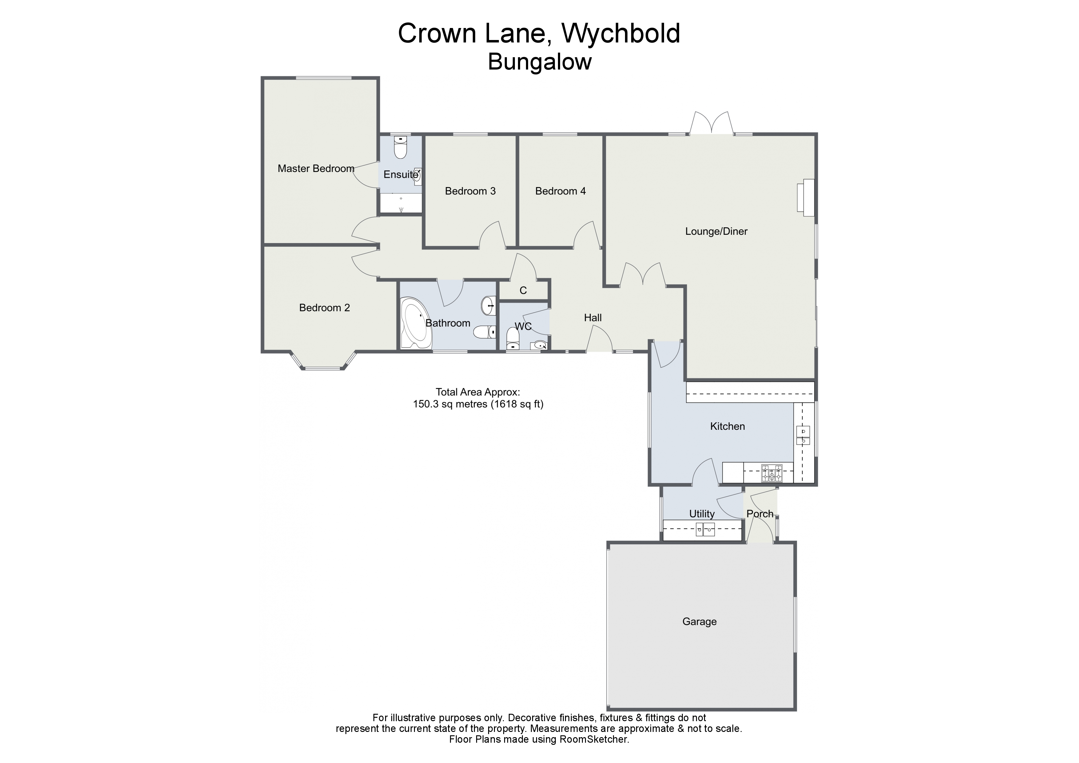Crown Lane, Wychbold WR9, 4 bedroom detached bungalow for sale 60853016 PrimeLocation