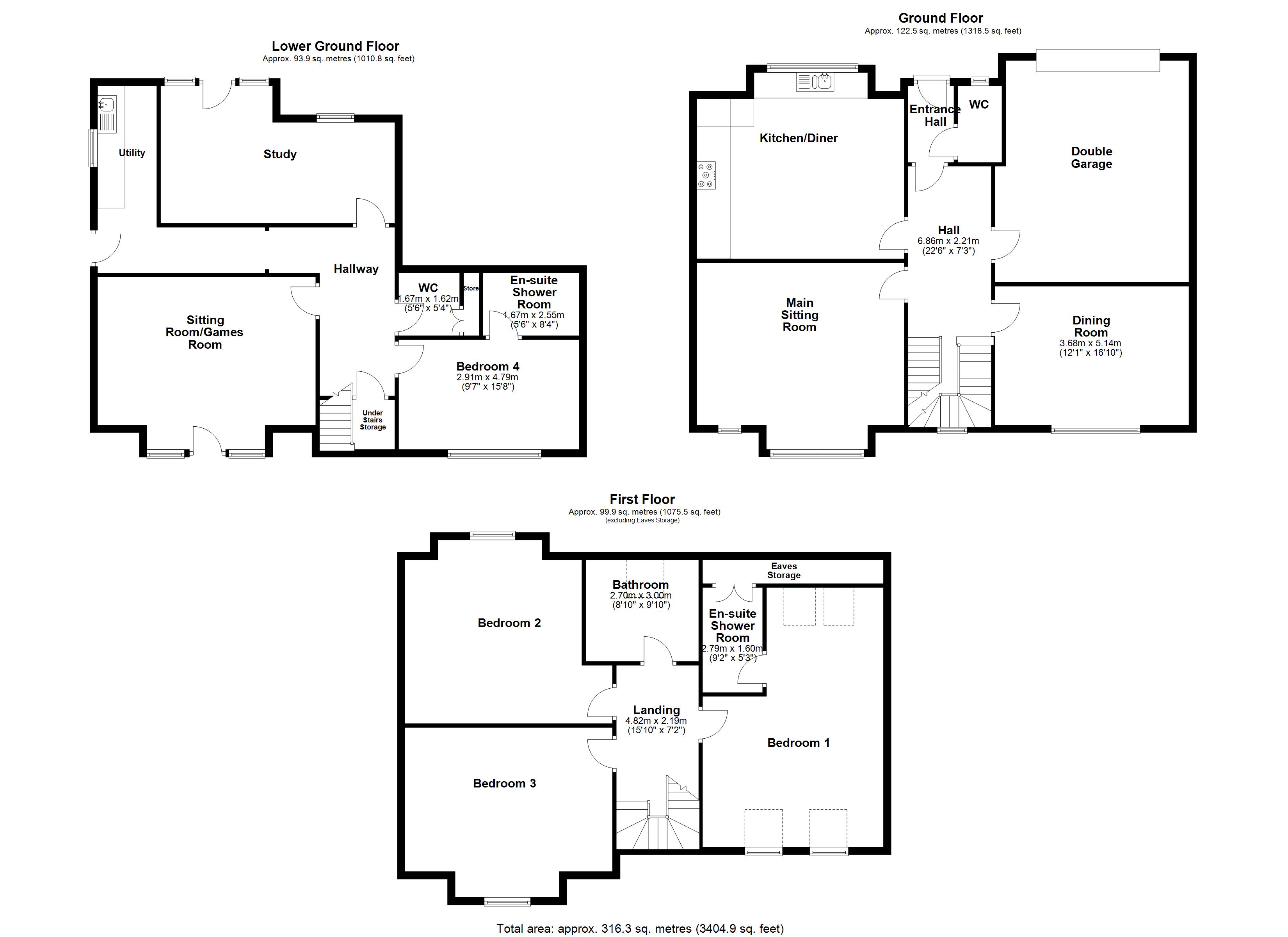 20, Tarn Moor Crescent, North Yorkshire floorplan