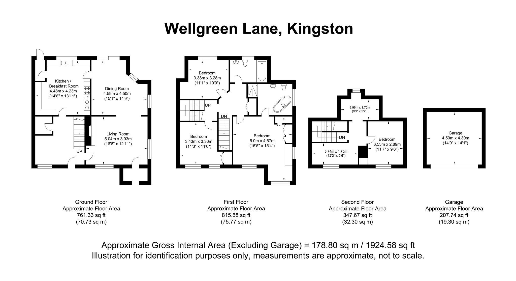 The Hollows, Wellgreen Lane, Lewes floorplan