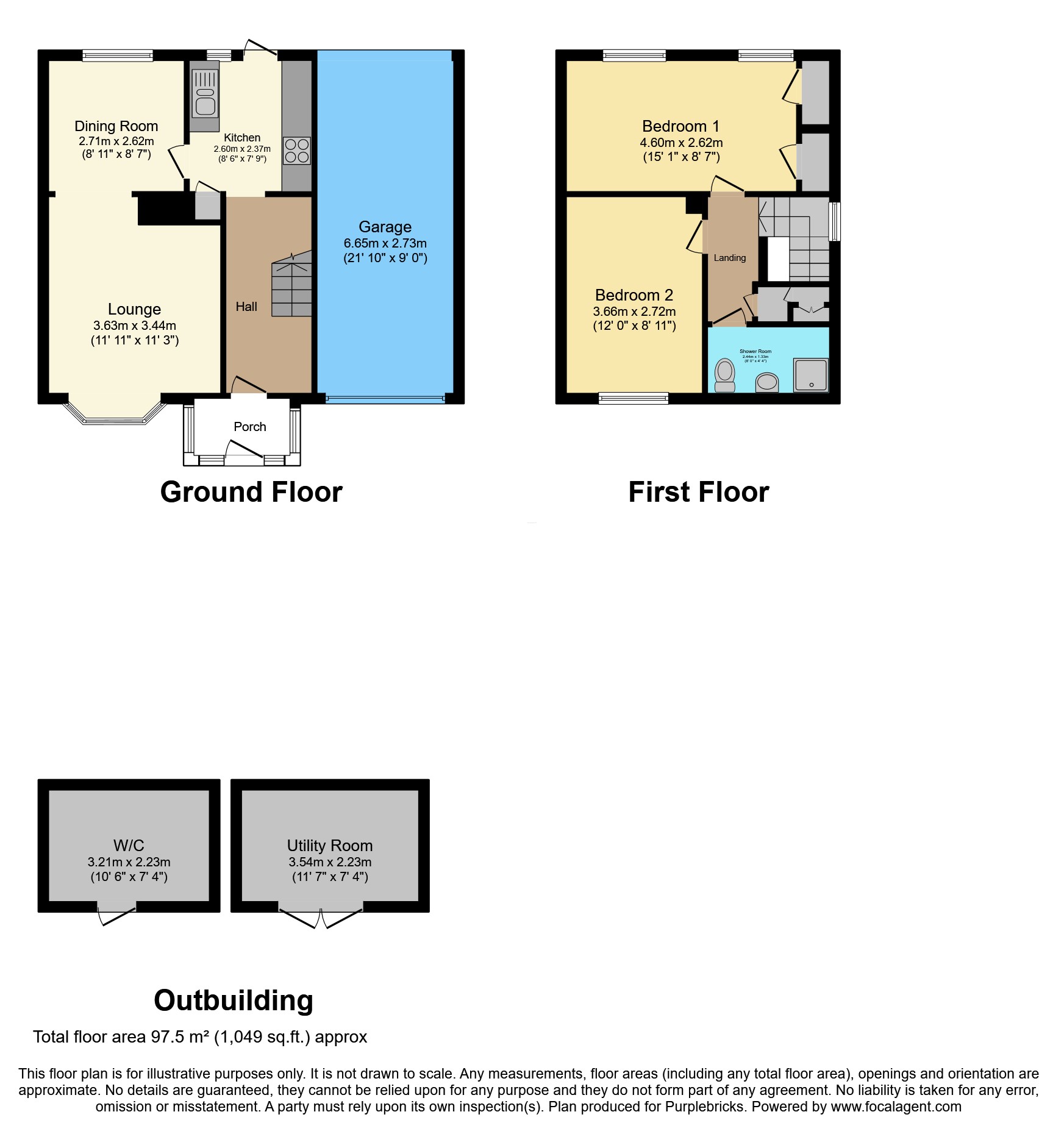 10, Church Street, Gillingham floorplan
