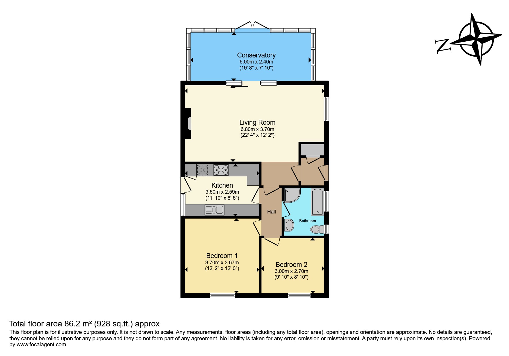 16, Rowan Close, St. Leonards-on-sea floorplan