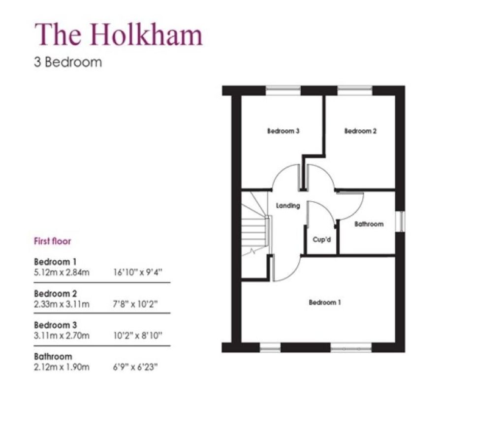 Galloway Close, Peterborough floorplan