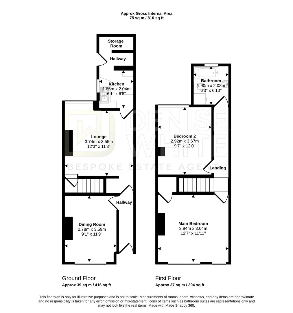 8, Fairfax Street, Stoke-On-Trent floorplan