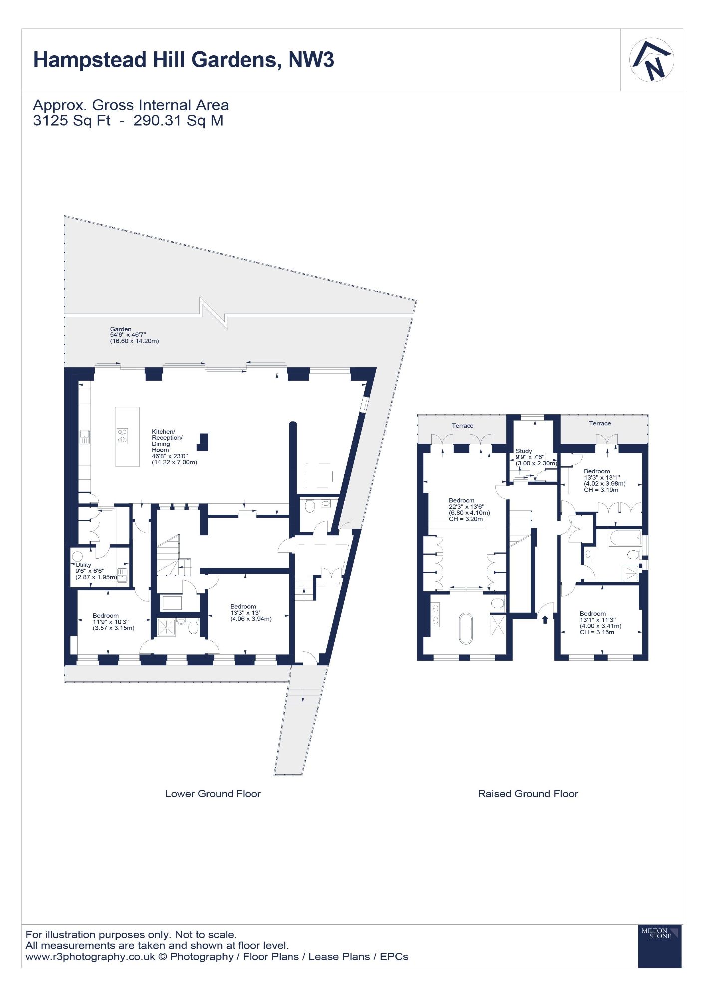 Garden Flat,  Hampstead Hill Gardens, London floorplan