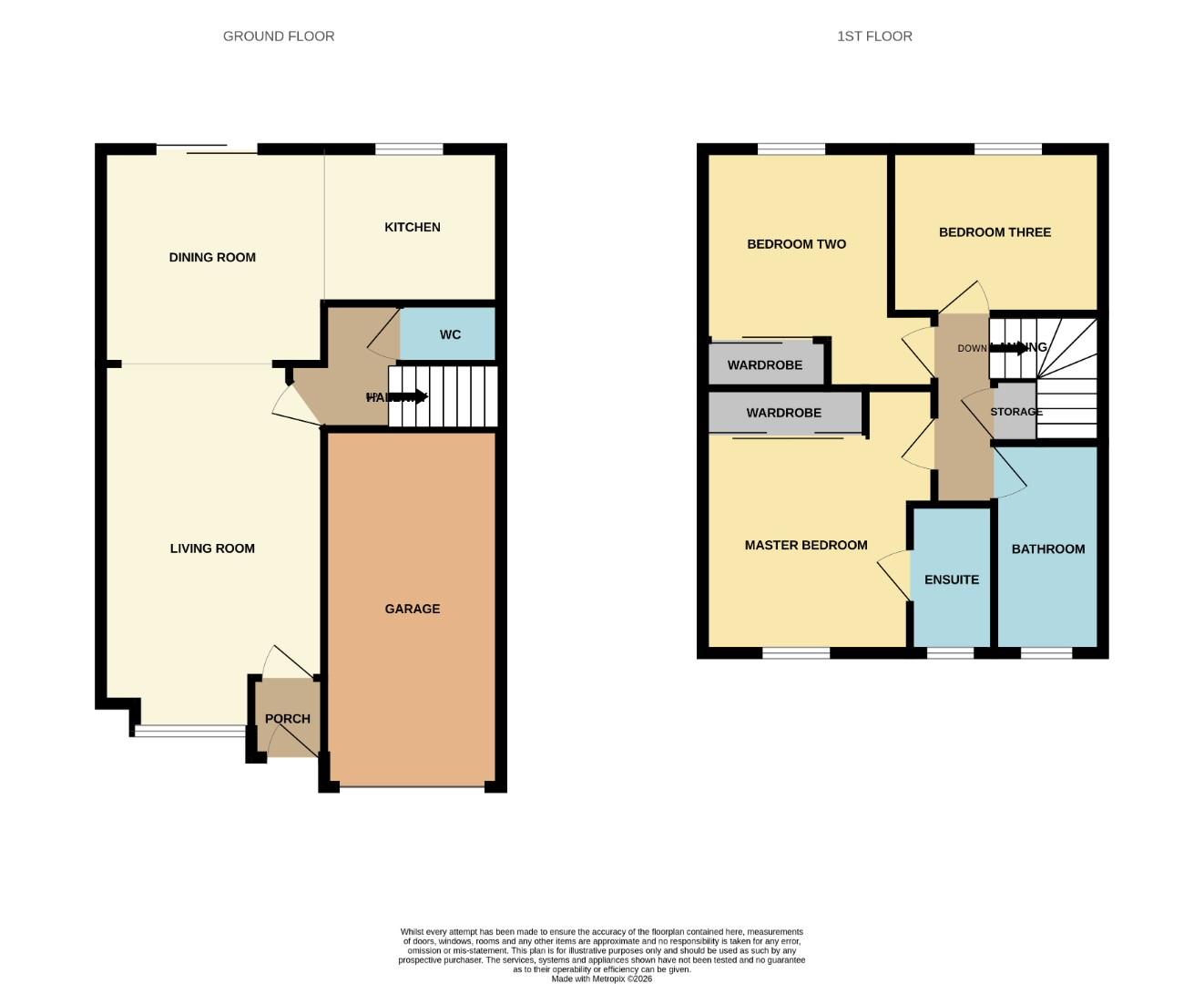 8, Robinson Close, Crook floorplan
