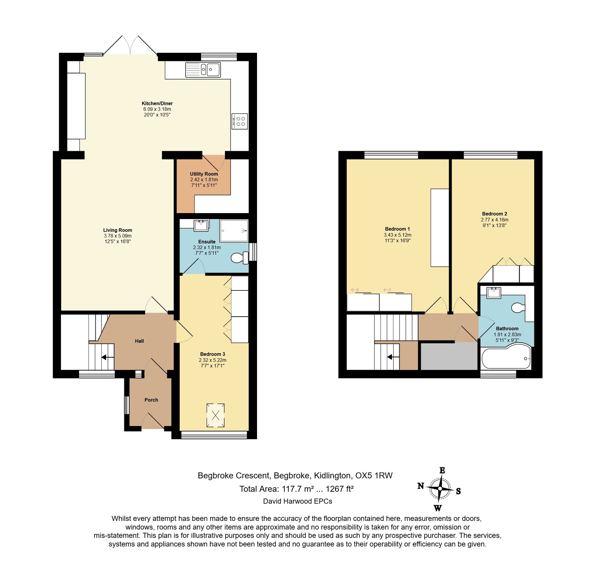 17b Begbroke Crescent, Kidlington floorplan