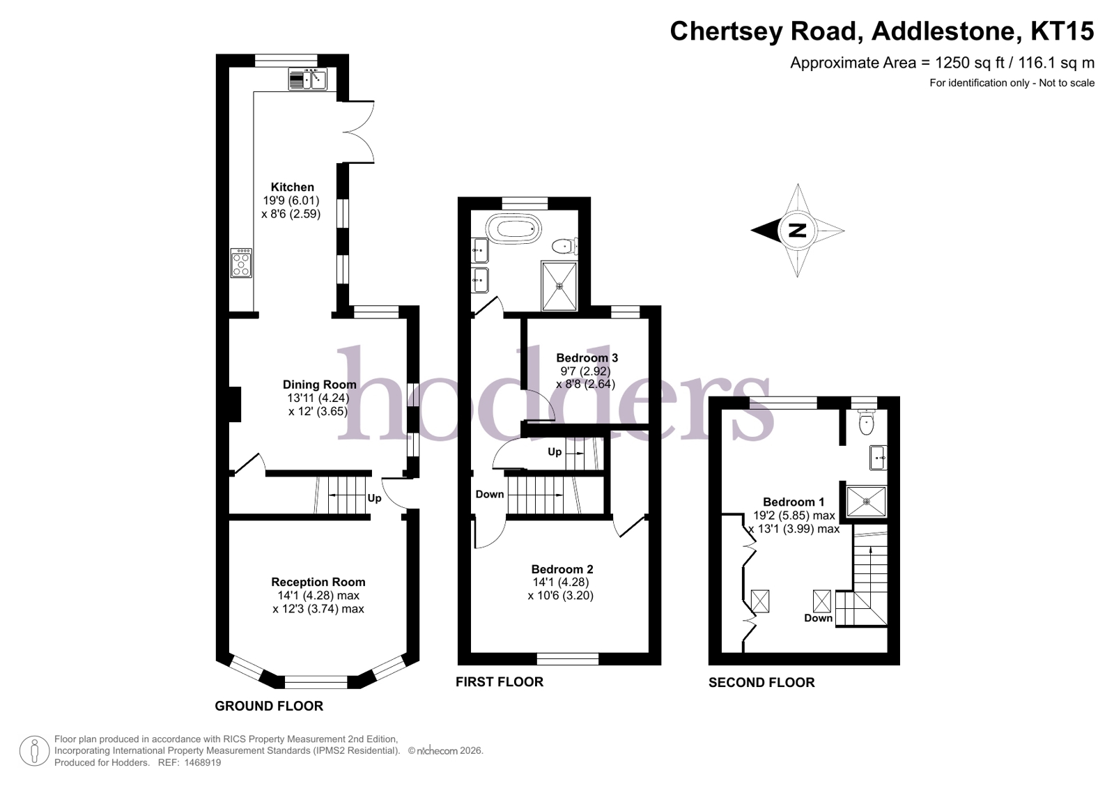 199, Chertsey Road, Addlestone floorplan