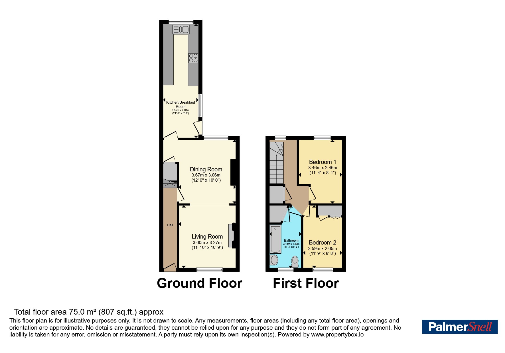 39, Water Street, Somerset floorplan