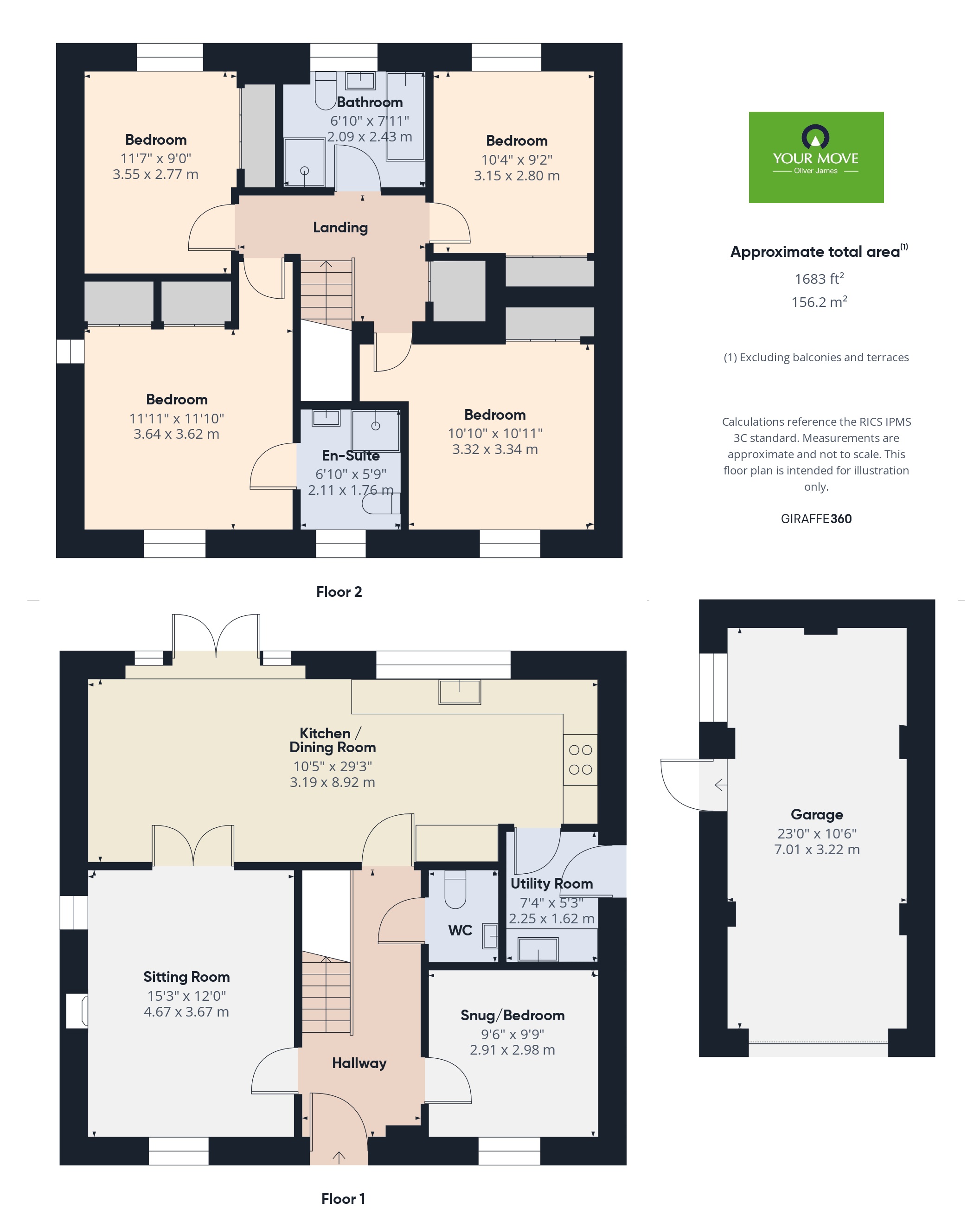 6, Daisy Way, Beccles floorplan