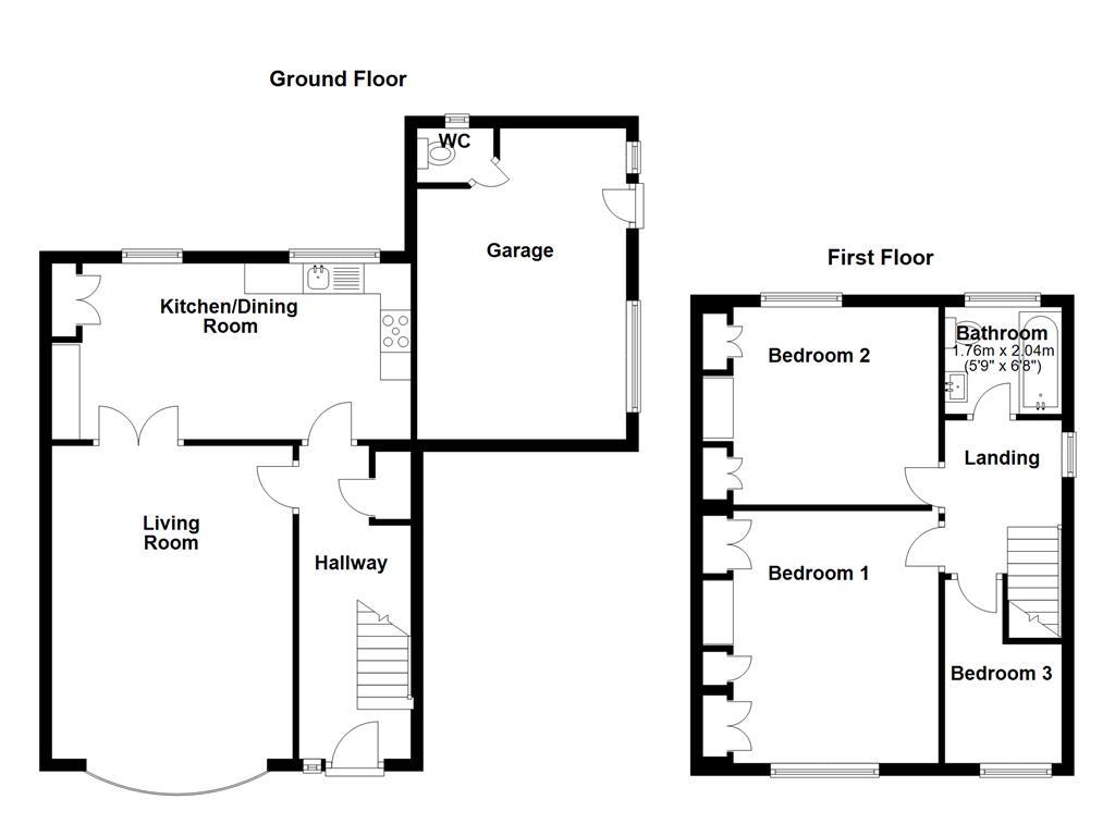 282, Newchurch Rd, Rossendale floorplan